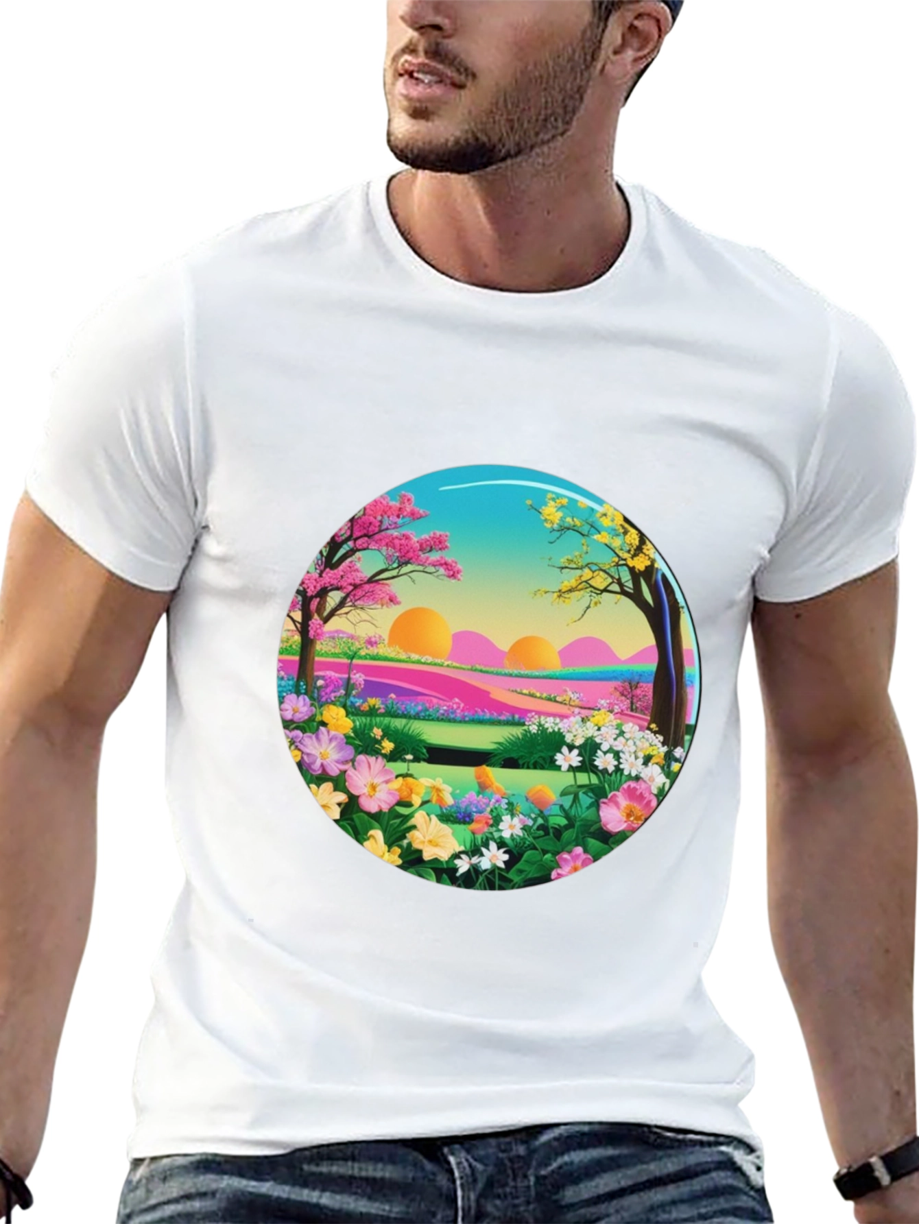 Nature Landscape Graphic Tee