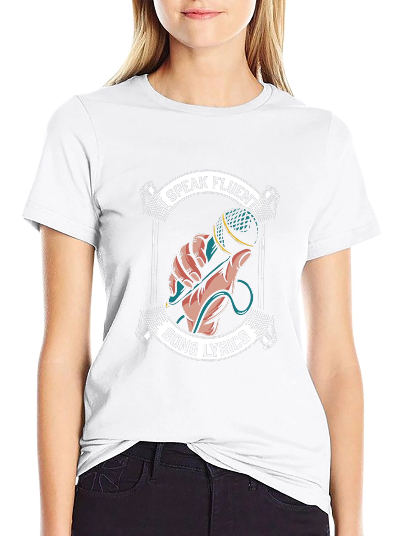 I Speak Fluent Song Lyrics Graphic Tee