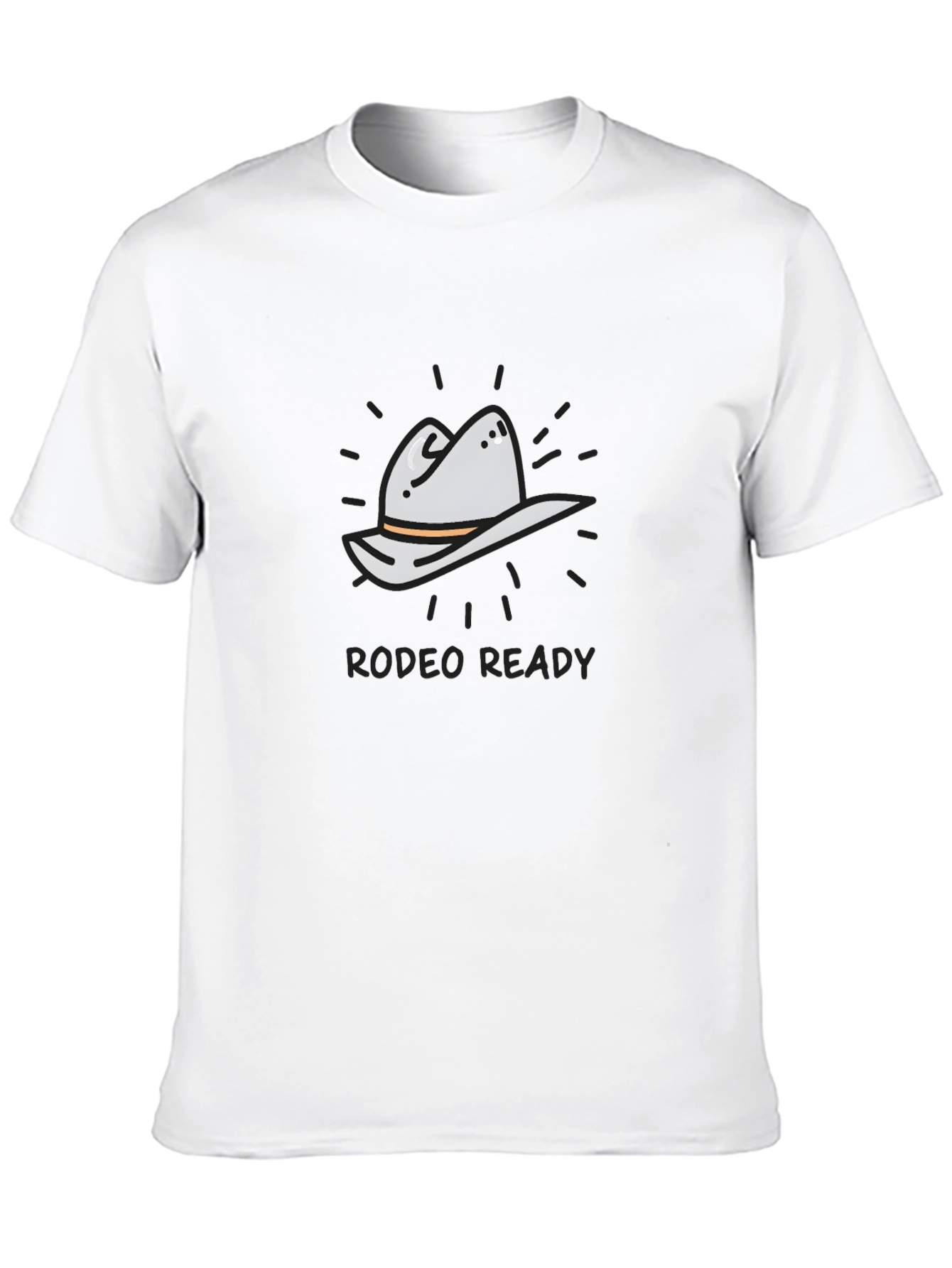 Rodeo Ready T-Shirt - Cowboy Hat Graphic Tee