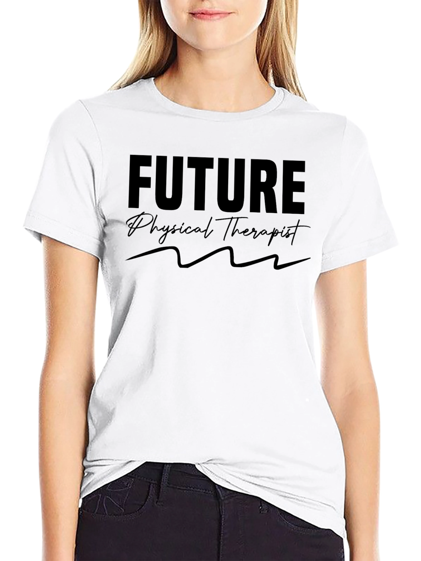 Future Physical Therapist Black T-Shirt