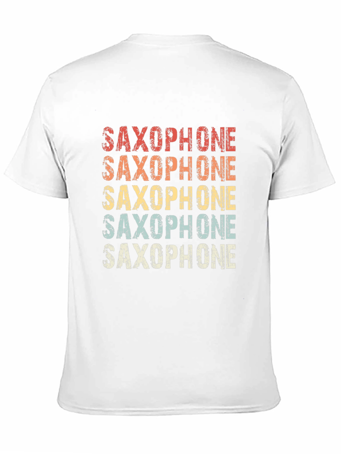 Retro Saxophone T-Shirt - Musical Instrument Tee