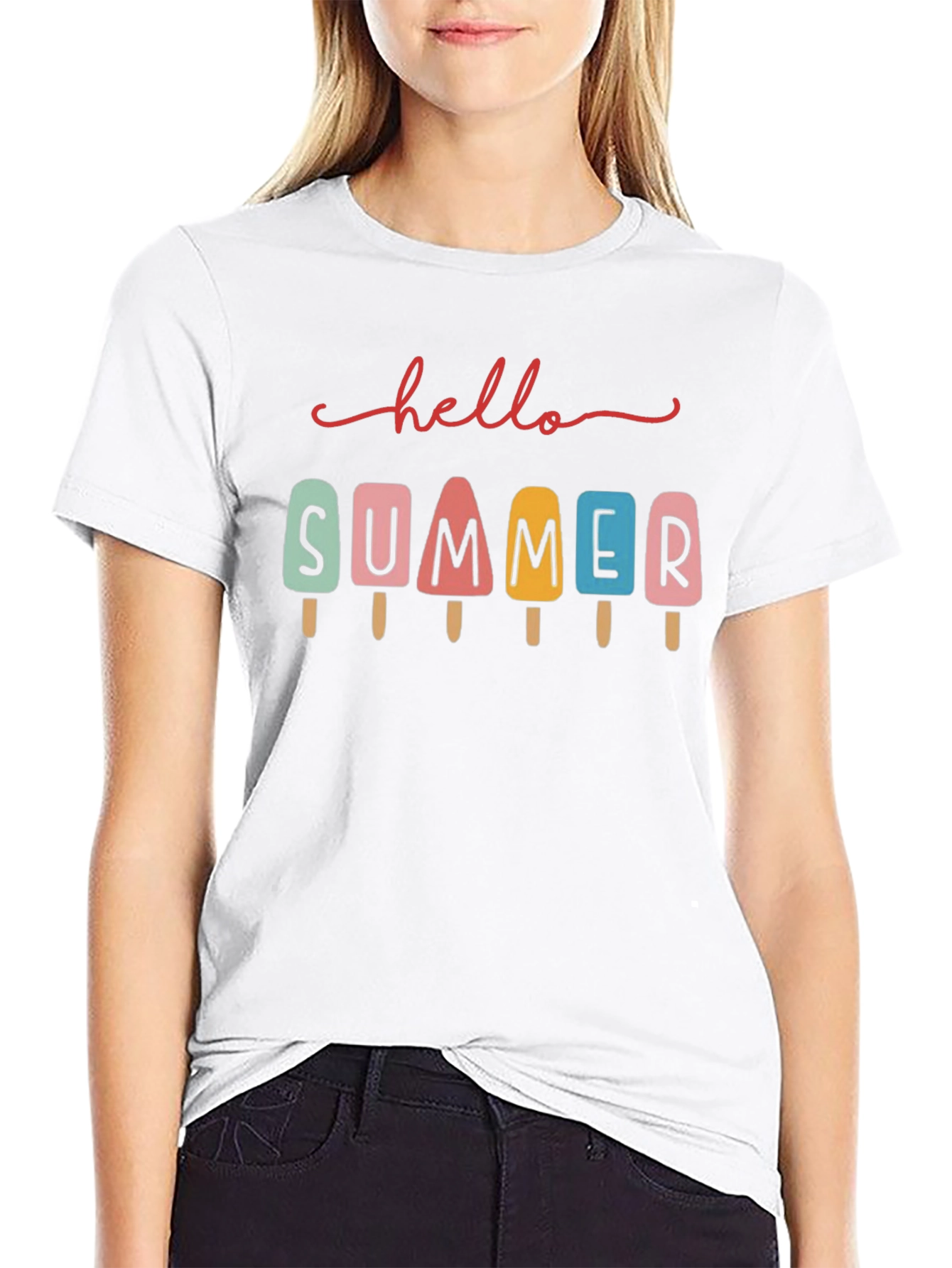 Hello Summer Popsicle Graphic Tee