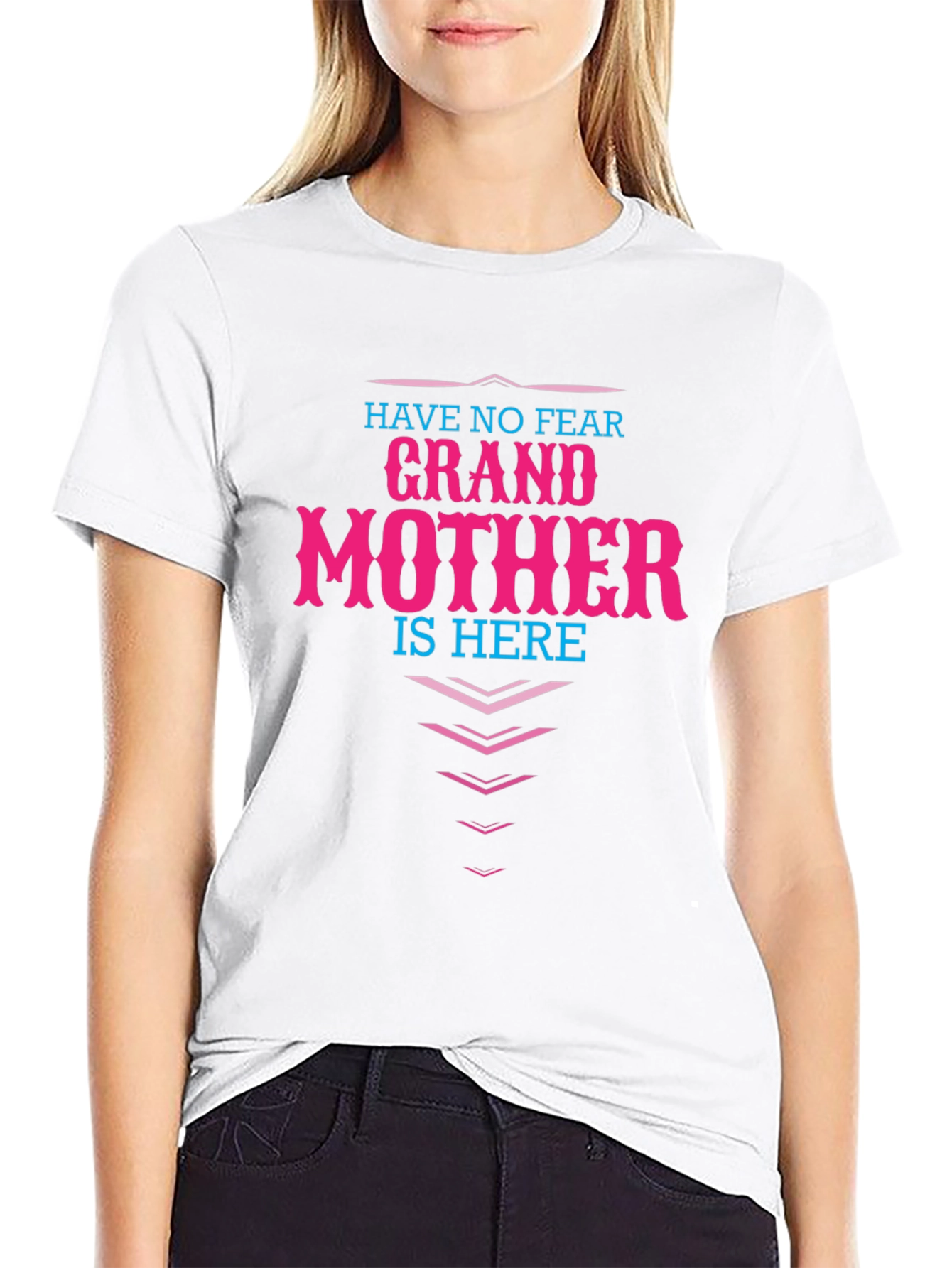 Grandmother Here T-Shirt - Novelty Family Apparel