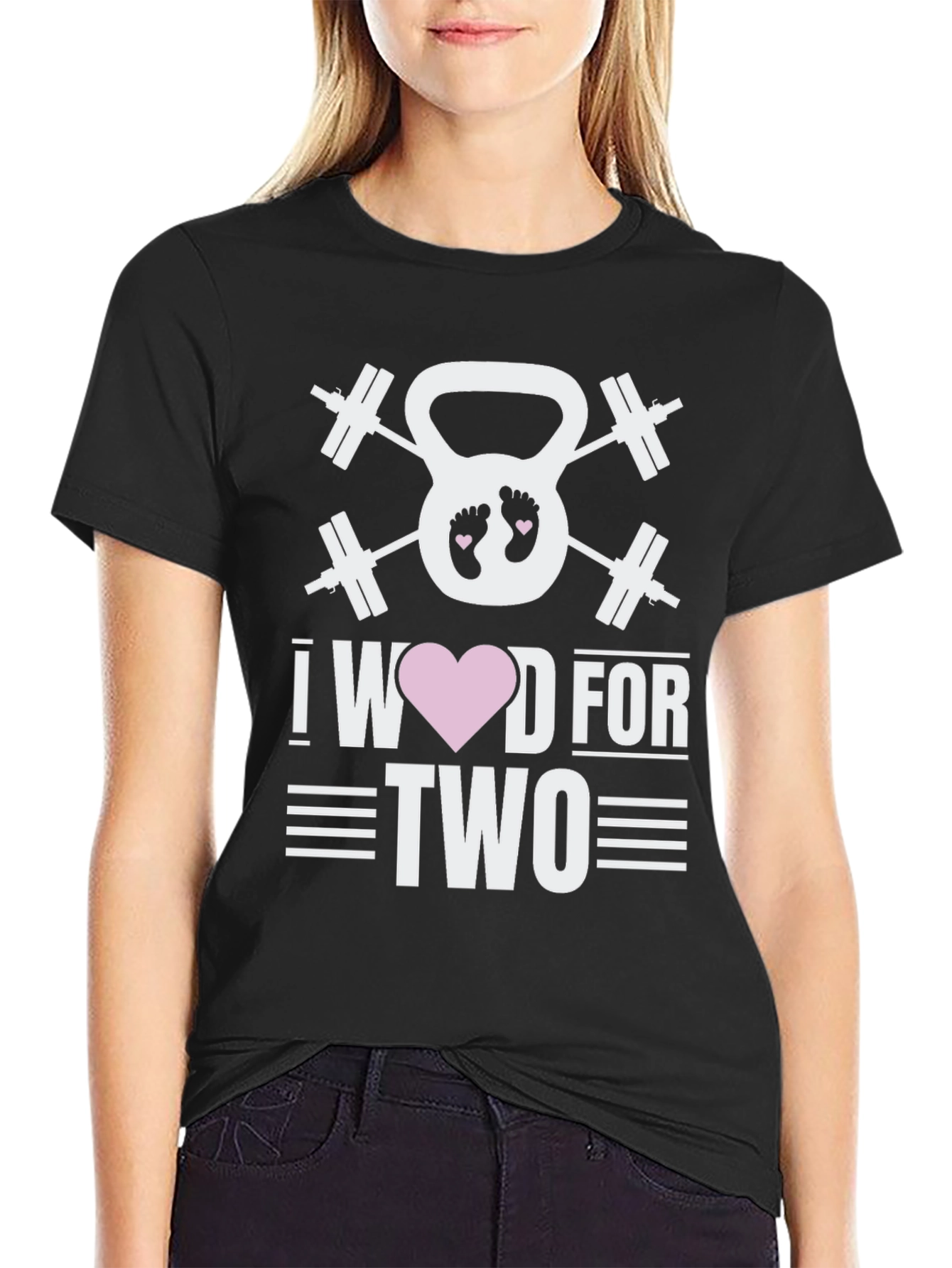 I WOD For Two Pregnancy Workout Shirt