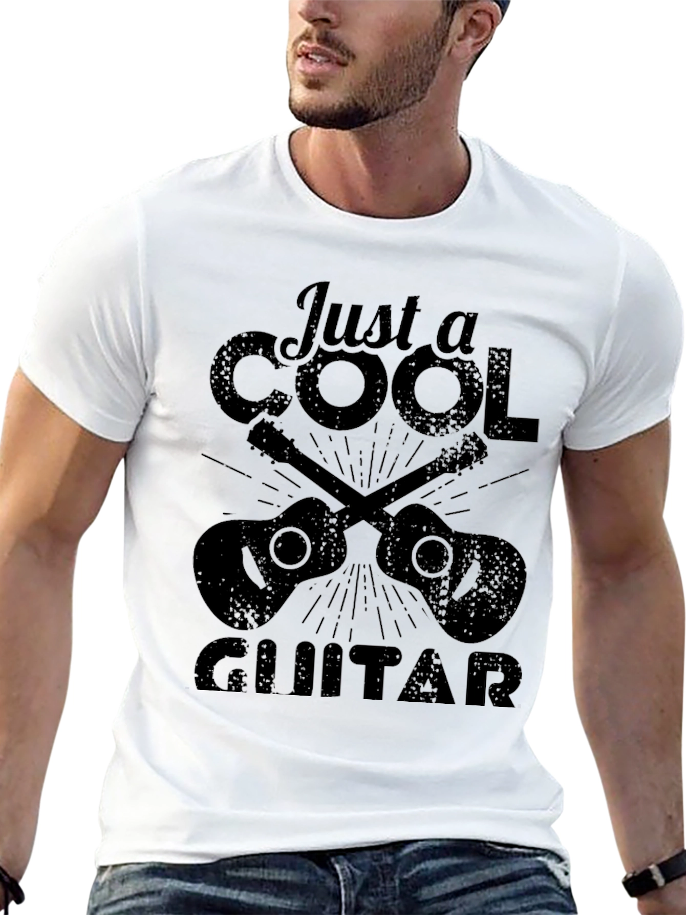 Cool Guitar Graphic T-Shirt - Music Lover Tee
