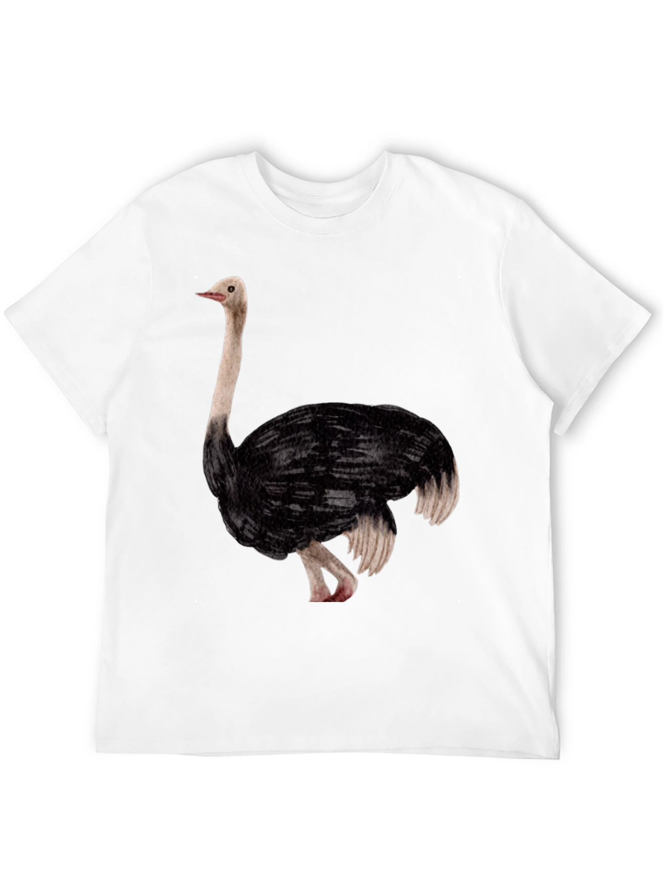Ostrich Graphic Tee - Unique Animal Design