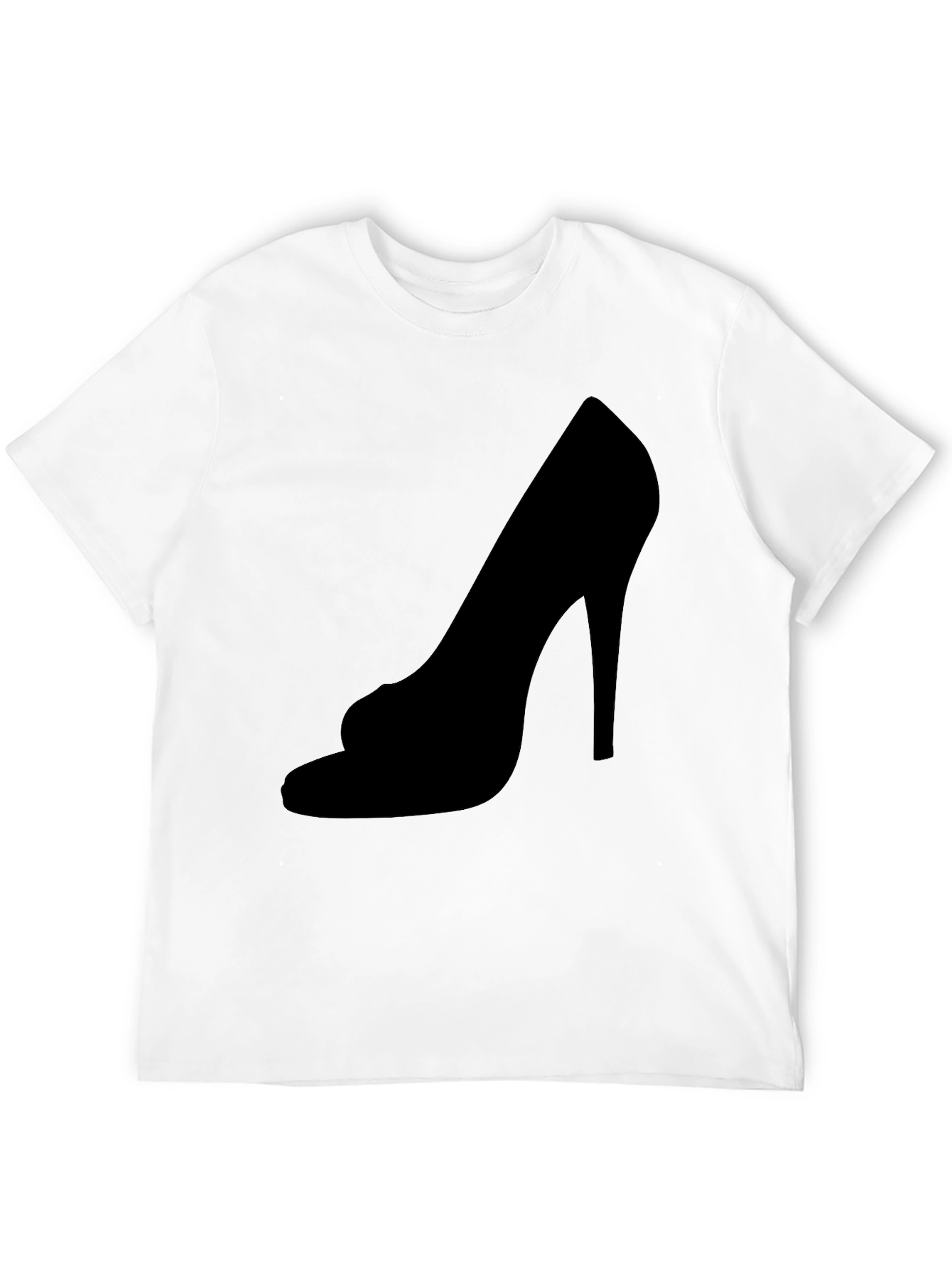 High Heel Silhouette Black T-Shirt
