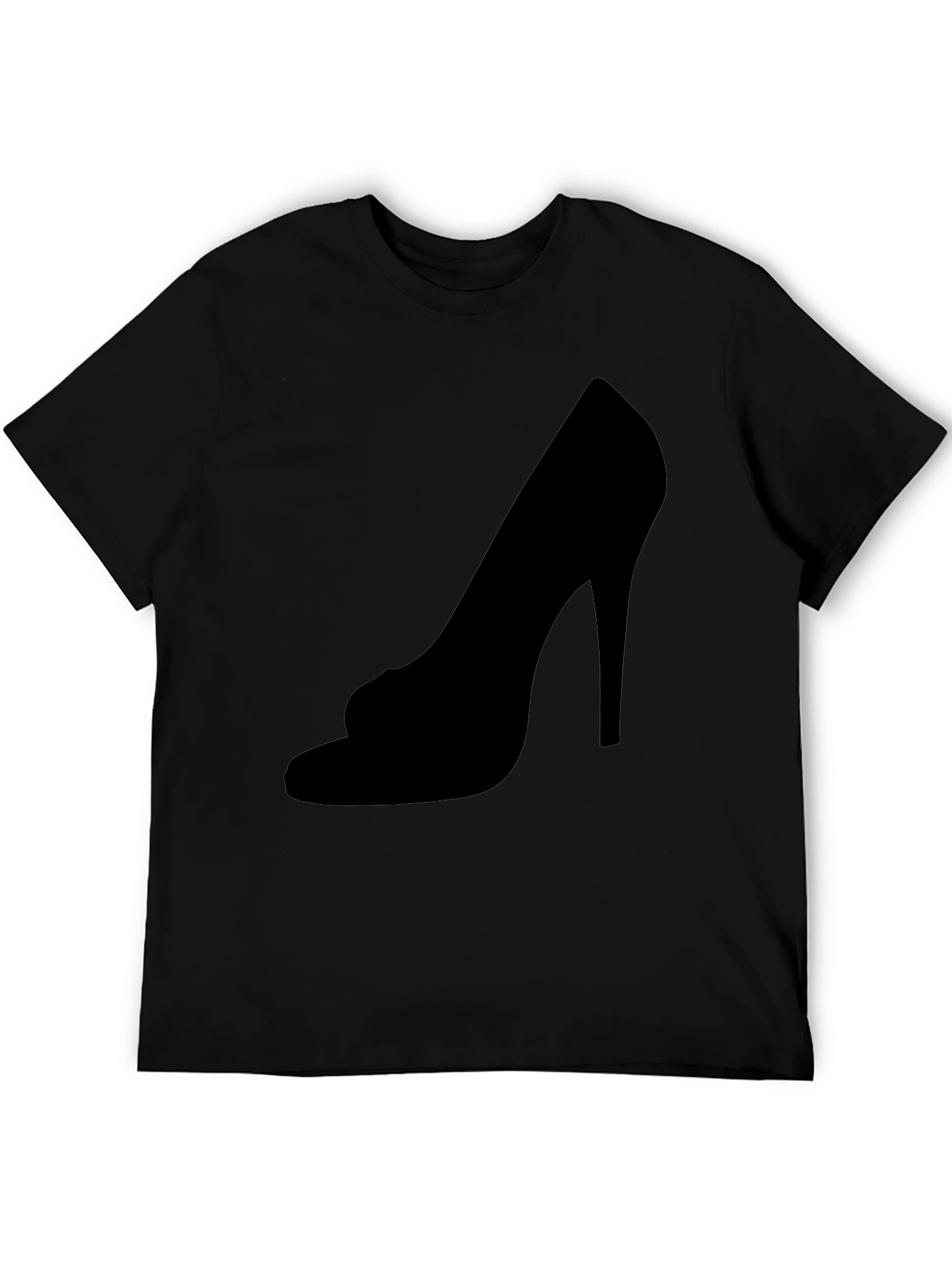 High Heel Silhouette Black T-Shirt
