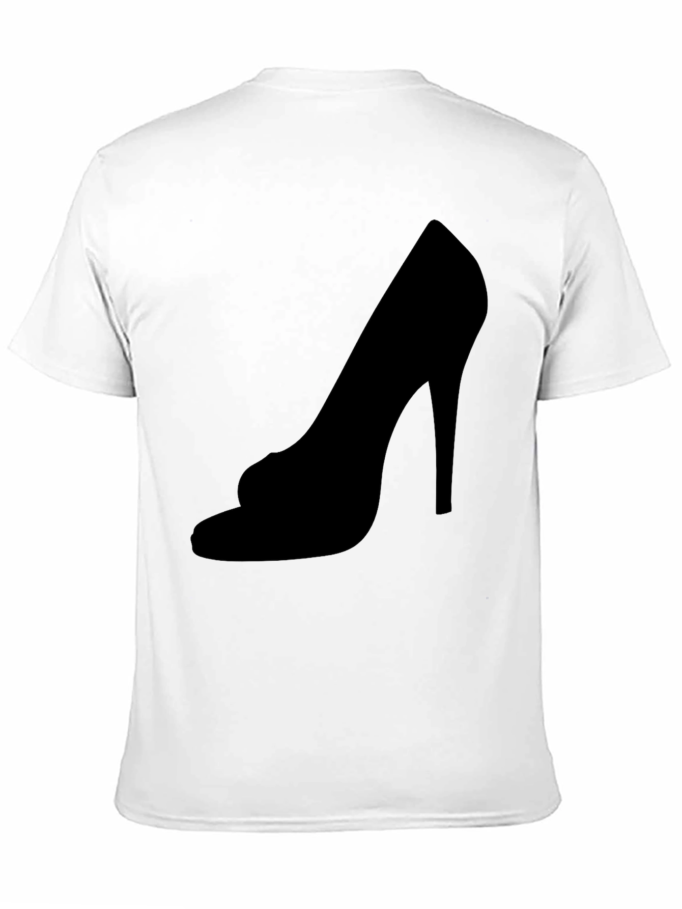 High Heel Silhouette Black T-Shirt
