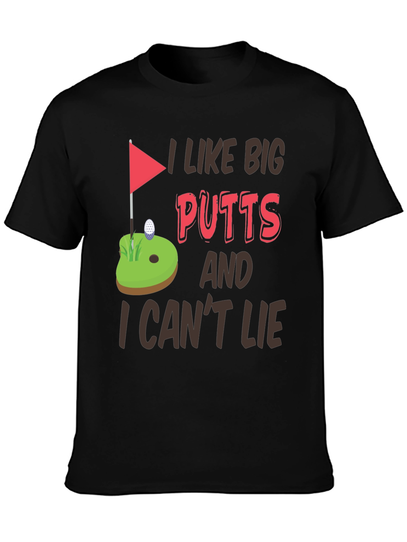 I Like Big Putts Funny Golf T-Shirt