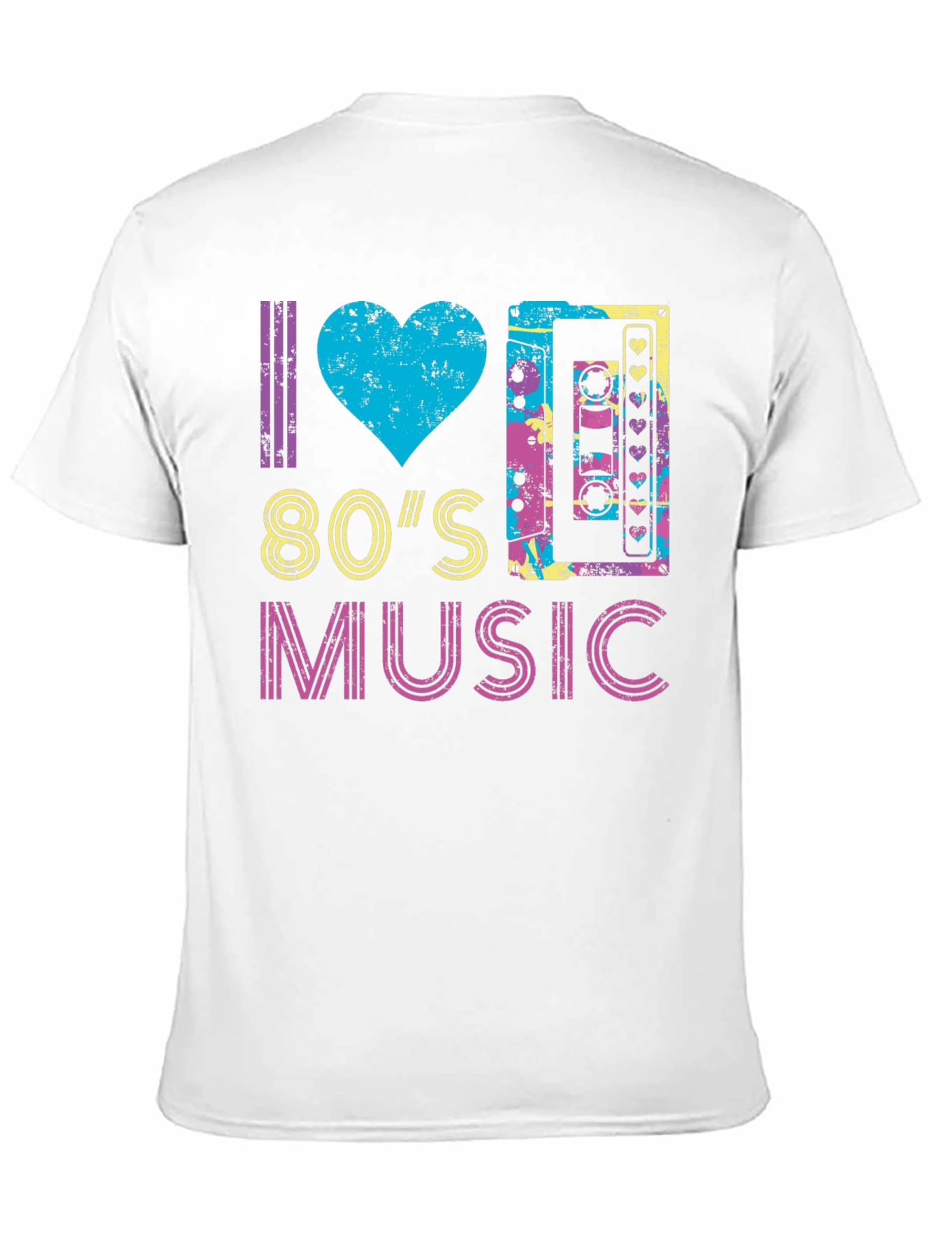I Love 80s Music Graphic T-Shirt