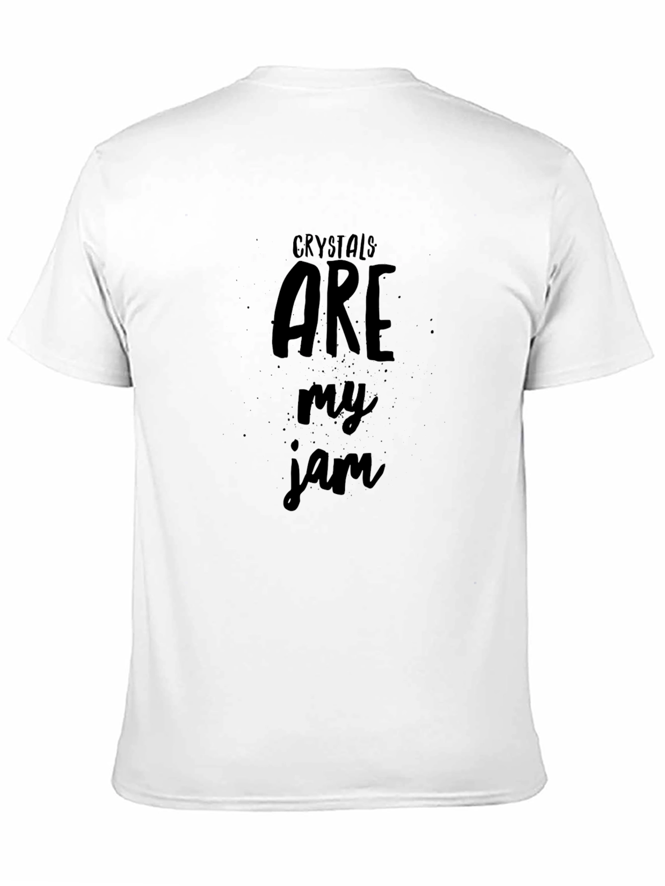 Crystals Are My Jam Black Graphic Tee