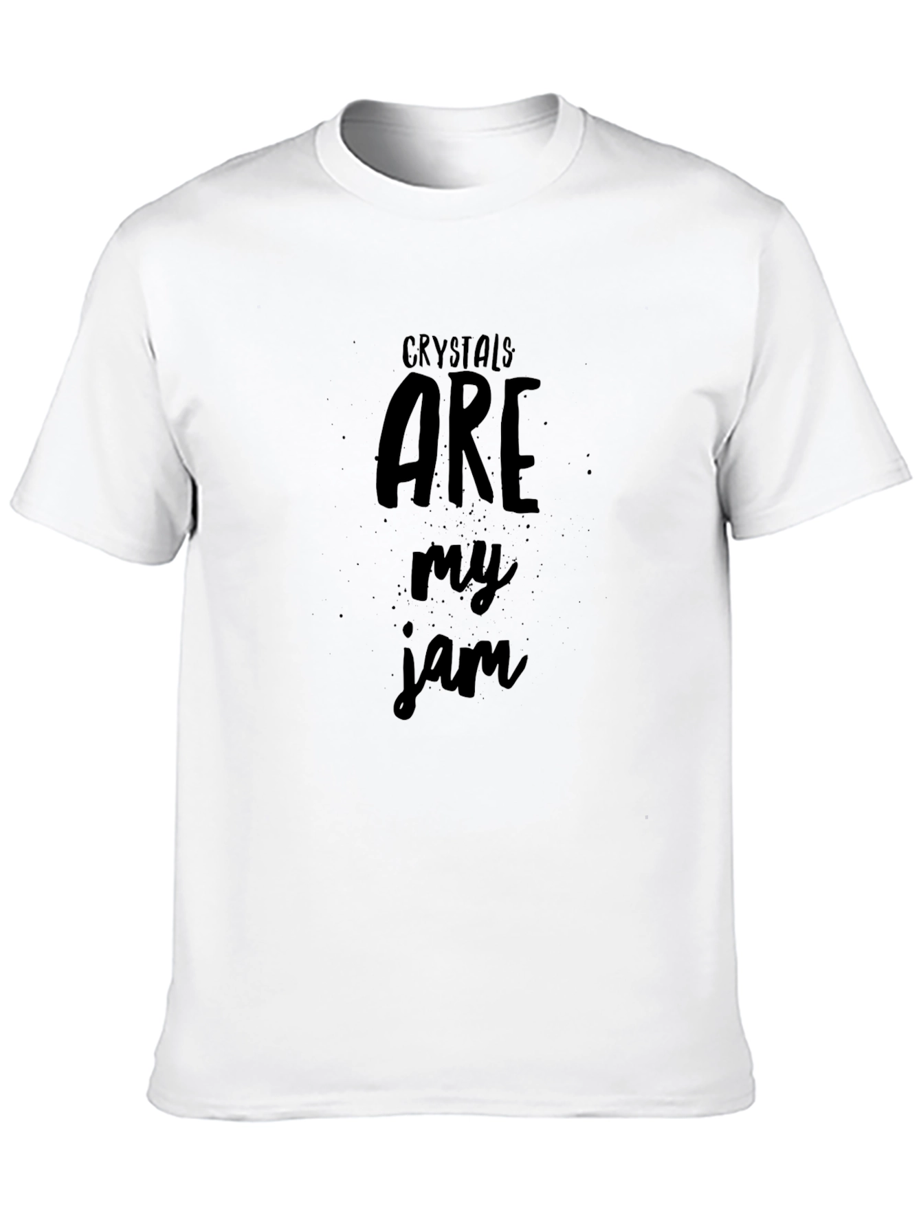 Crystals Are My Jam Black Graphic Tee