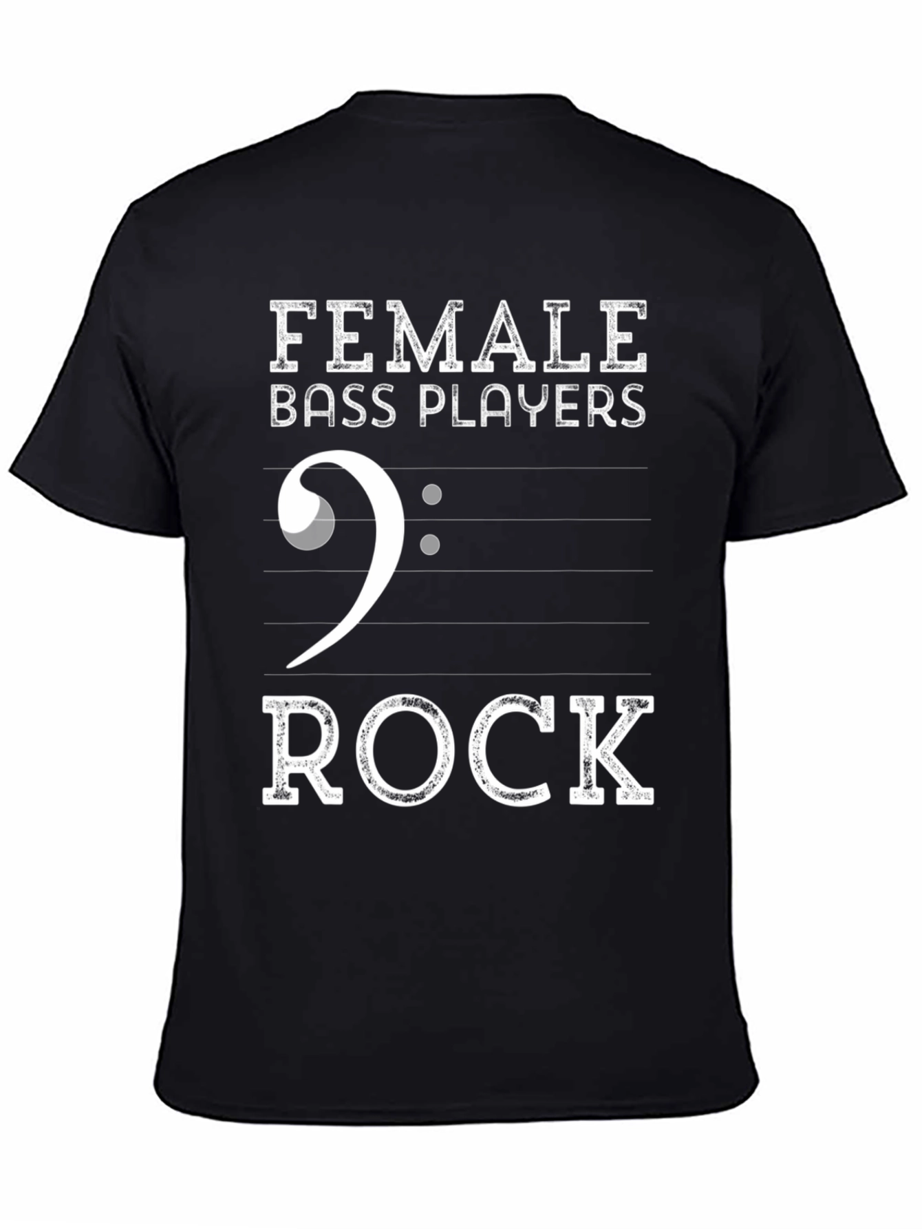 Female Bass Players Rock T-Shirt