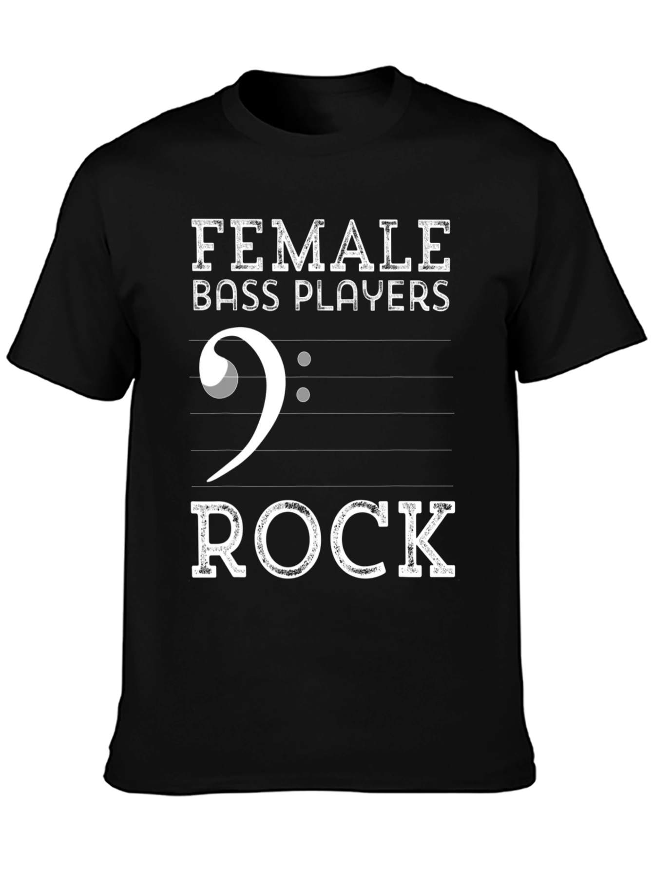 Female Bass Players Rock T-Shirt