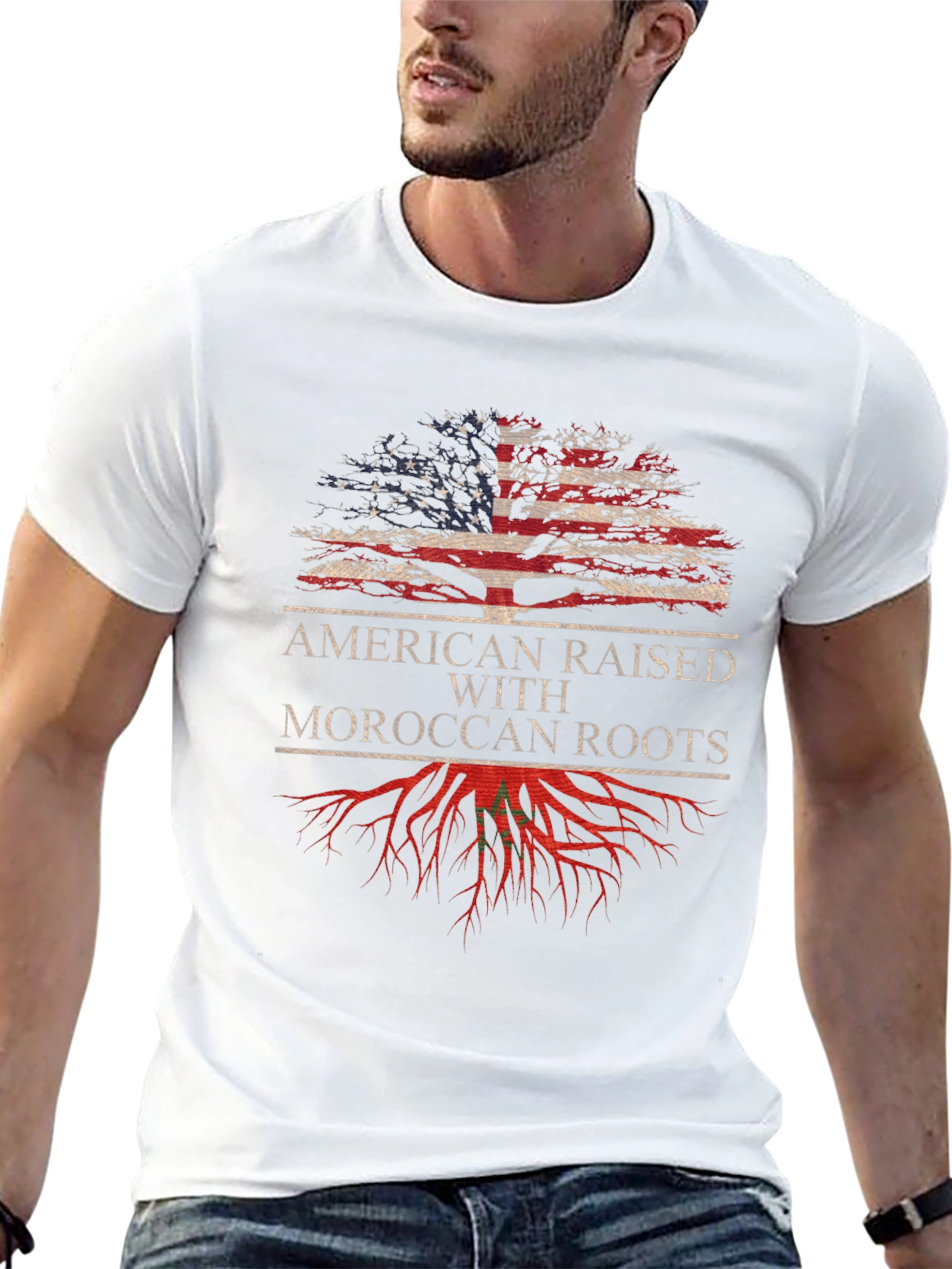 American Raised Moroccan Roots T-Shirt