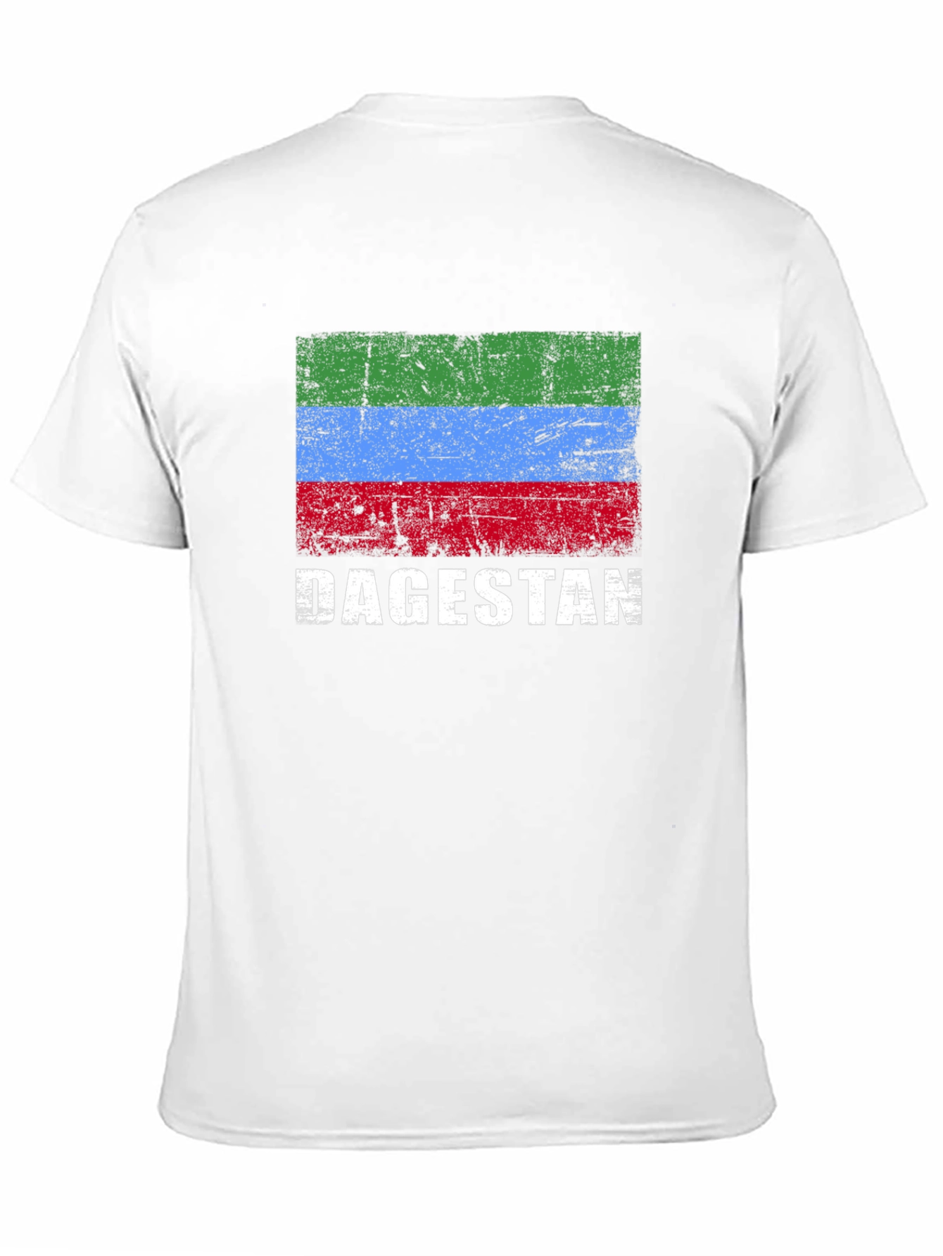 Dagestan Flag T-Shirt - Distressed Design