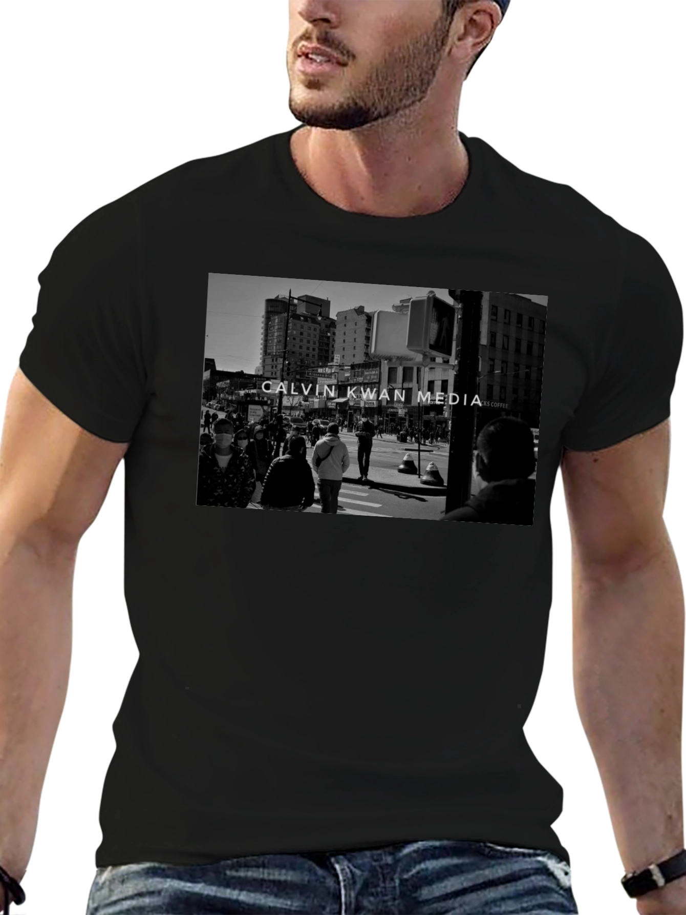 Calvin Kwan Media Black T-Shirt