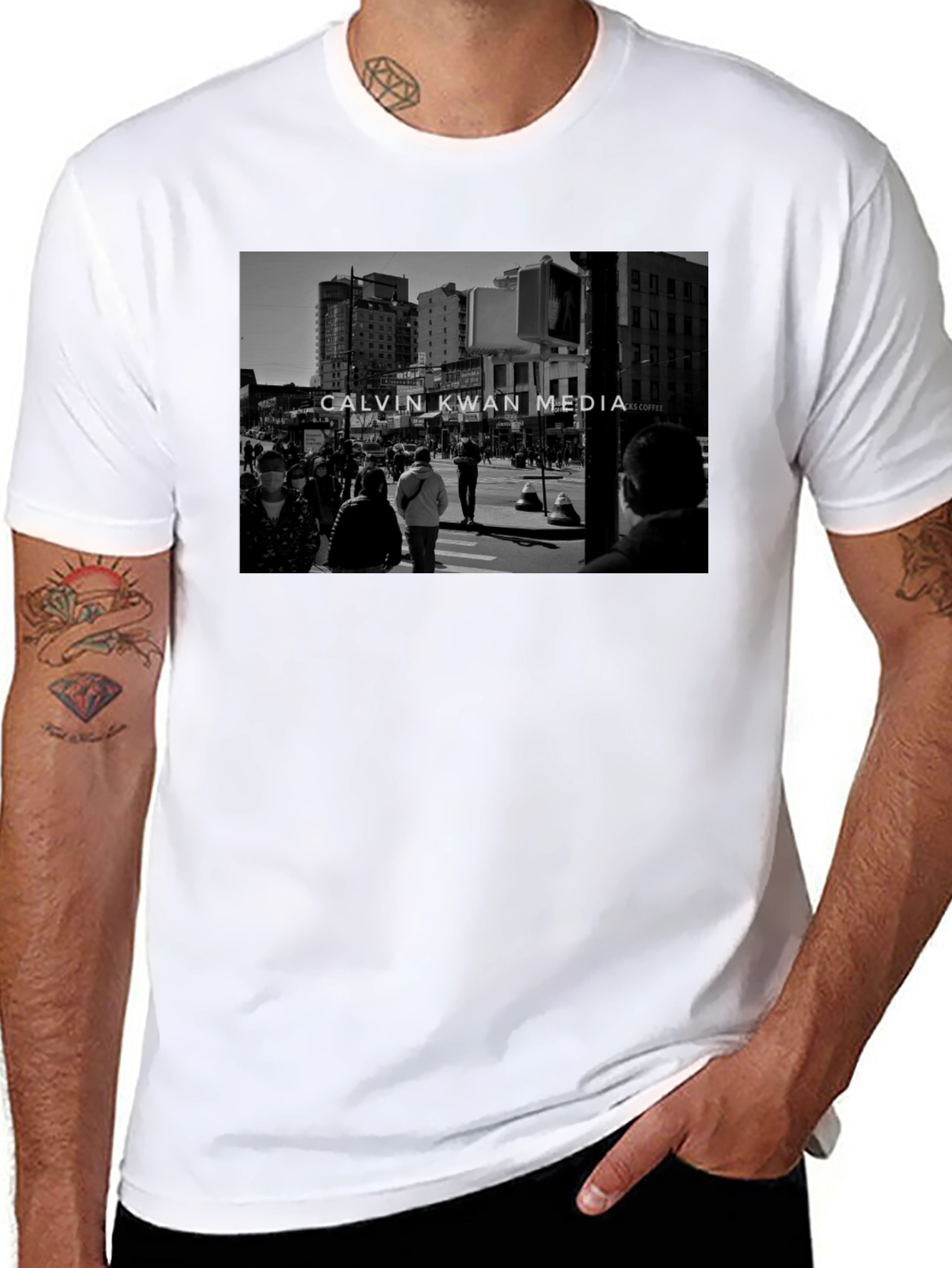 Calvin Kwan Media Black T-Shirt
