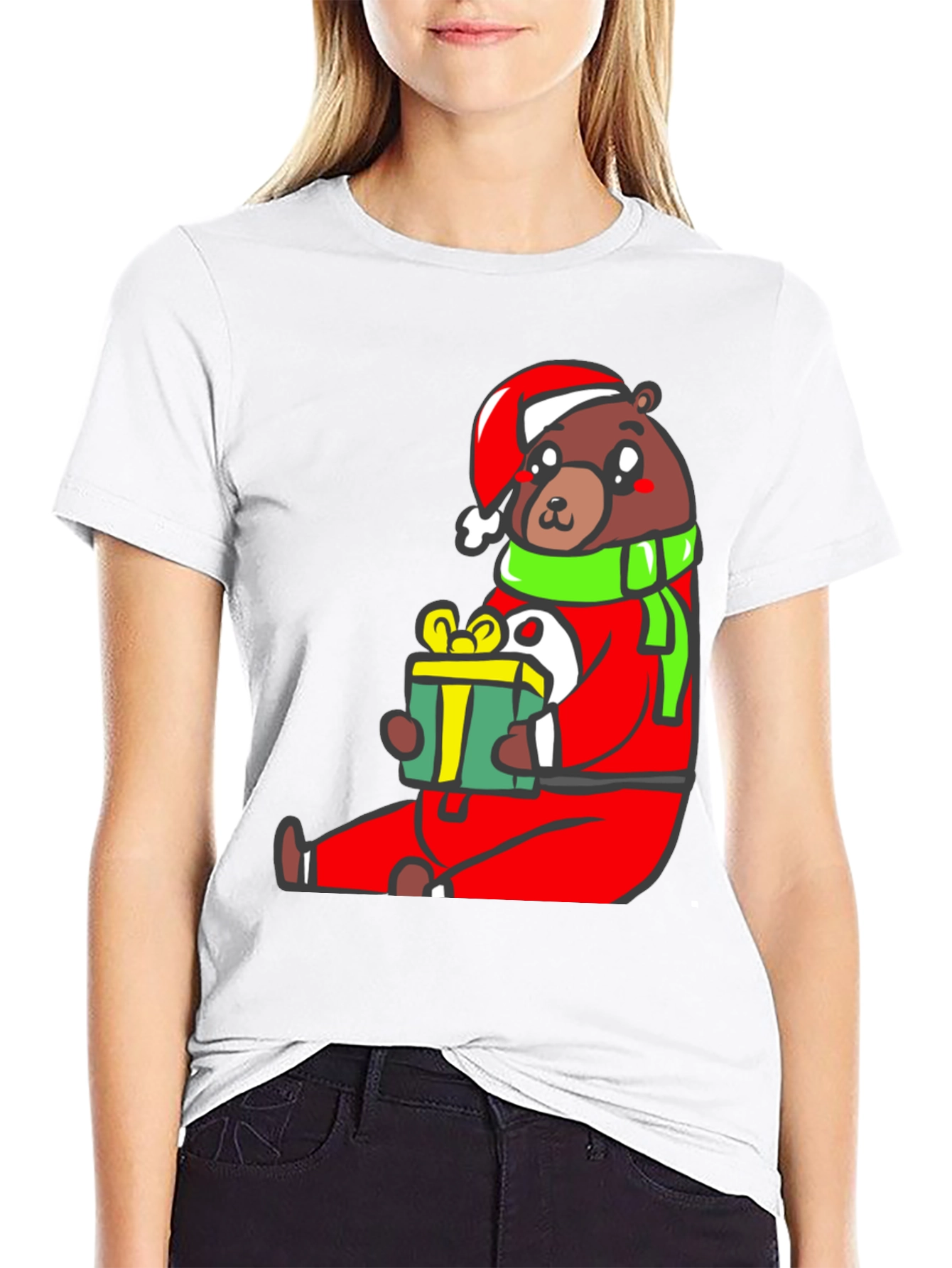Christmas Bear T-Shirt - Holiday Gift