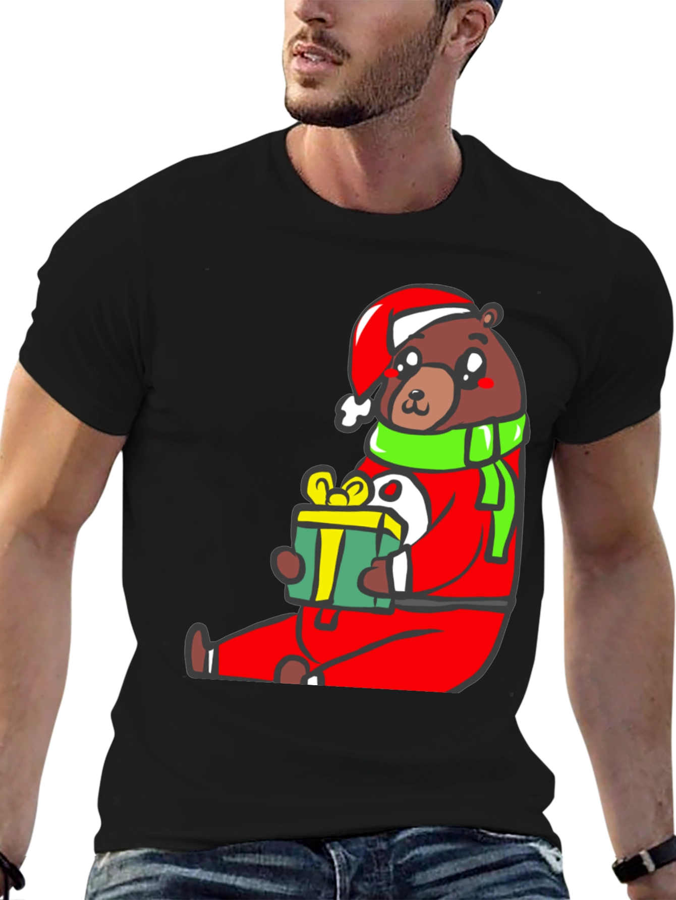 Christmas Bear T-Shirt - Holiday Gift