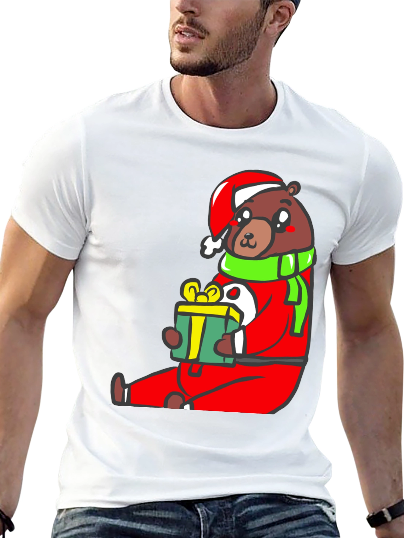 Christmas Bear T-Shirt - Holiday Gift