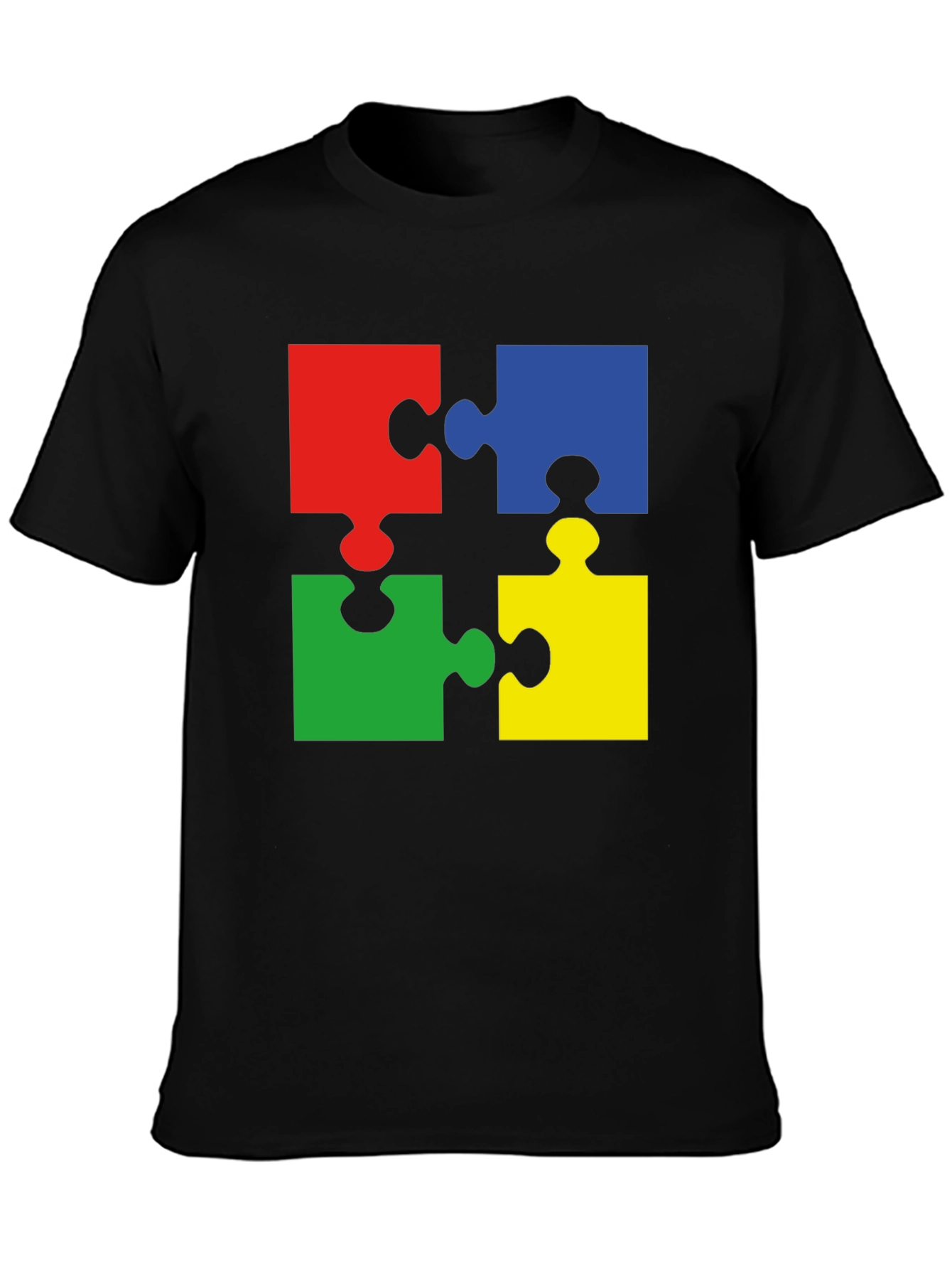 Autism Awareness Puzzle Piece Graphic Tee