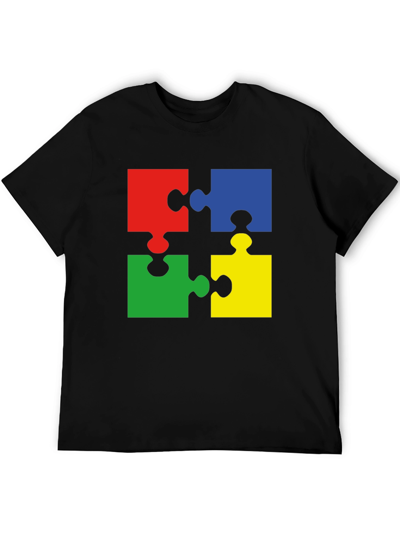 Autism Awareness Puzzle Piece Graphic Tee