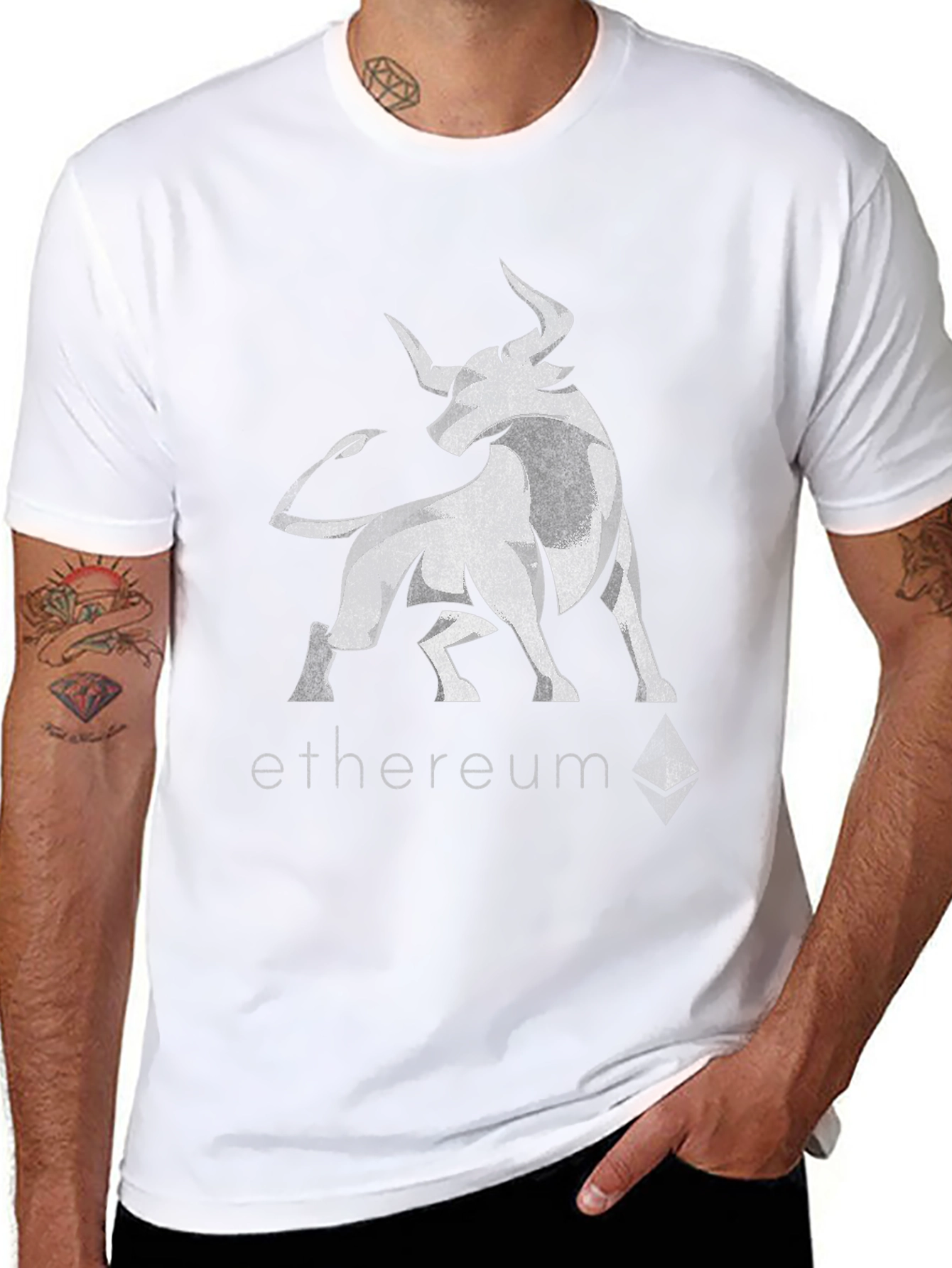Ethereum Bull T-Shirt - Crypto Investor Tee