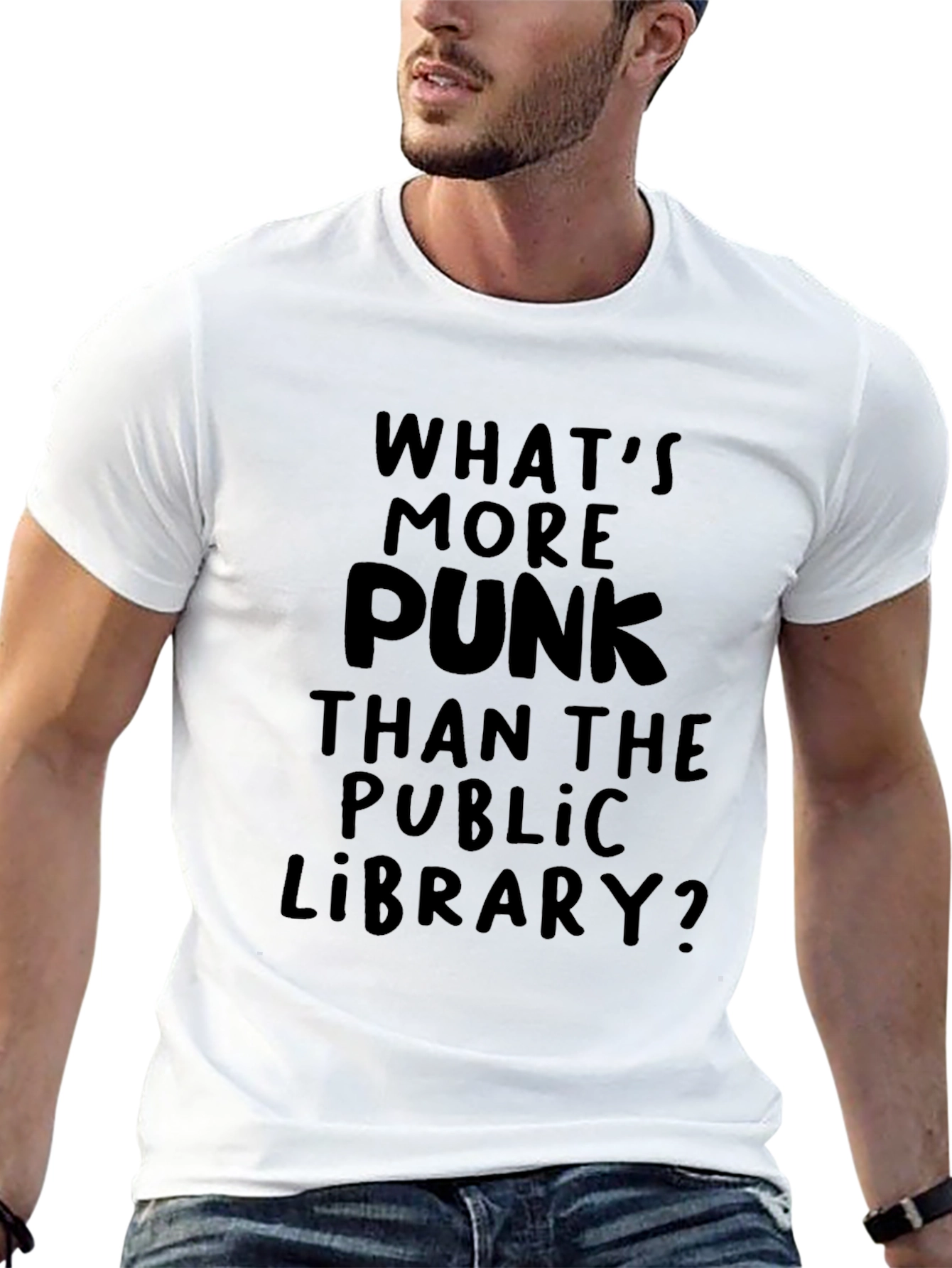 Punk Library T-Shirt - Stylish & Comfortable
