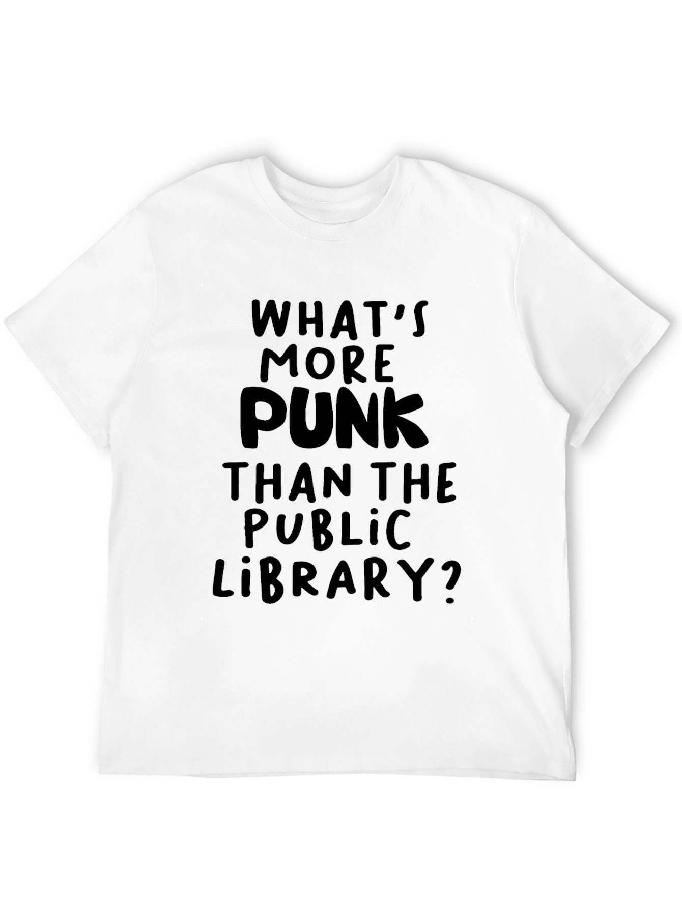Punk Library T-Shirt - Stylish & Comfortable