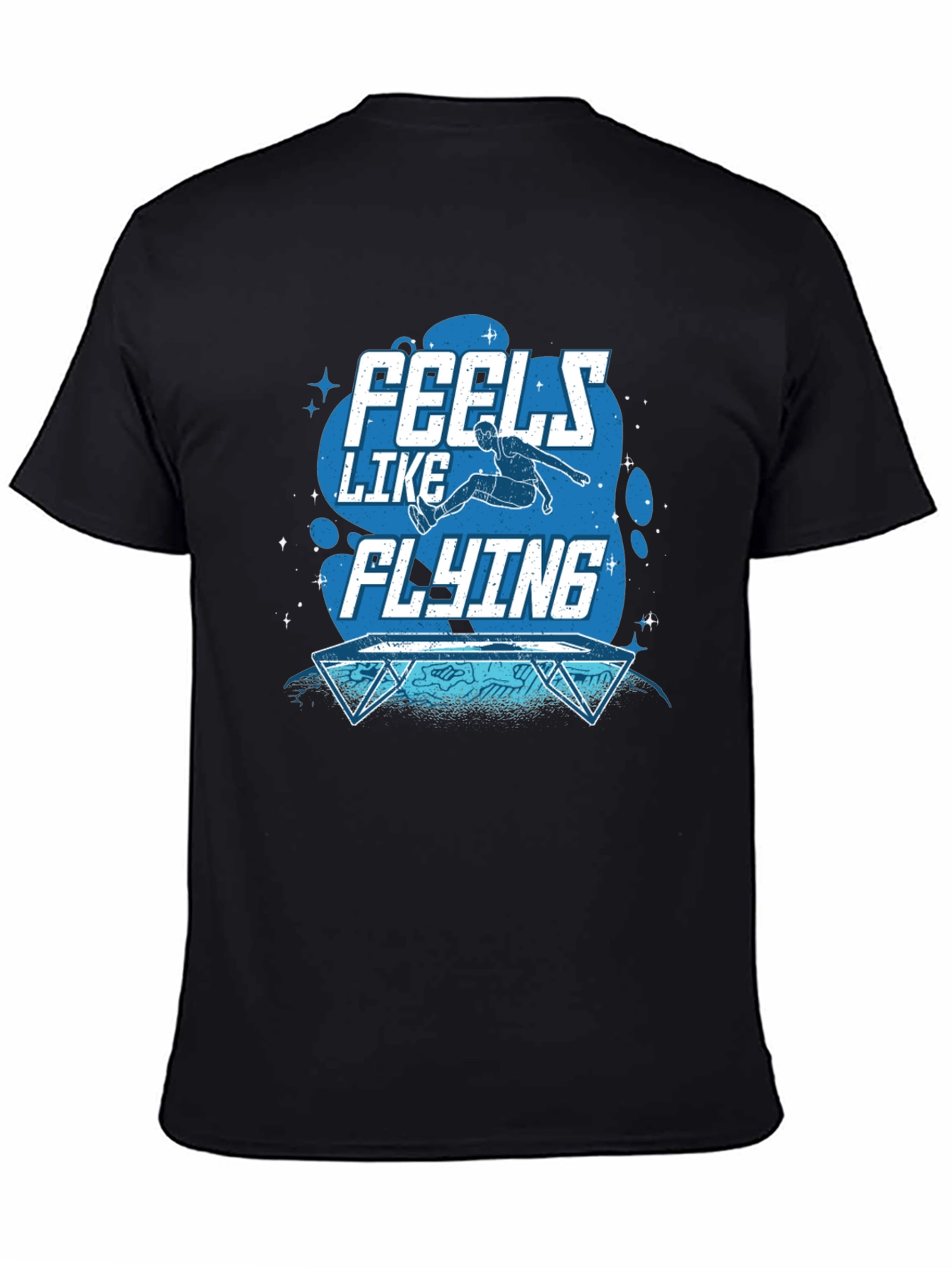Feels Like Flying Graphic Tee - Black T-Shirt
