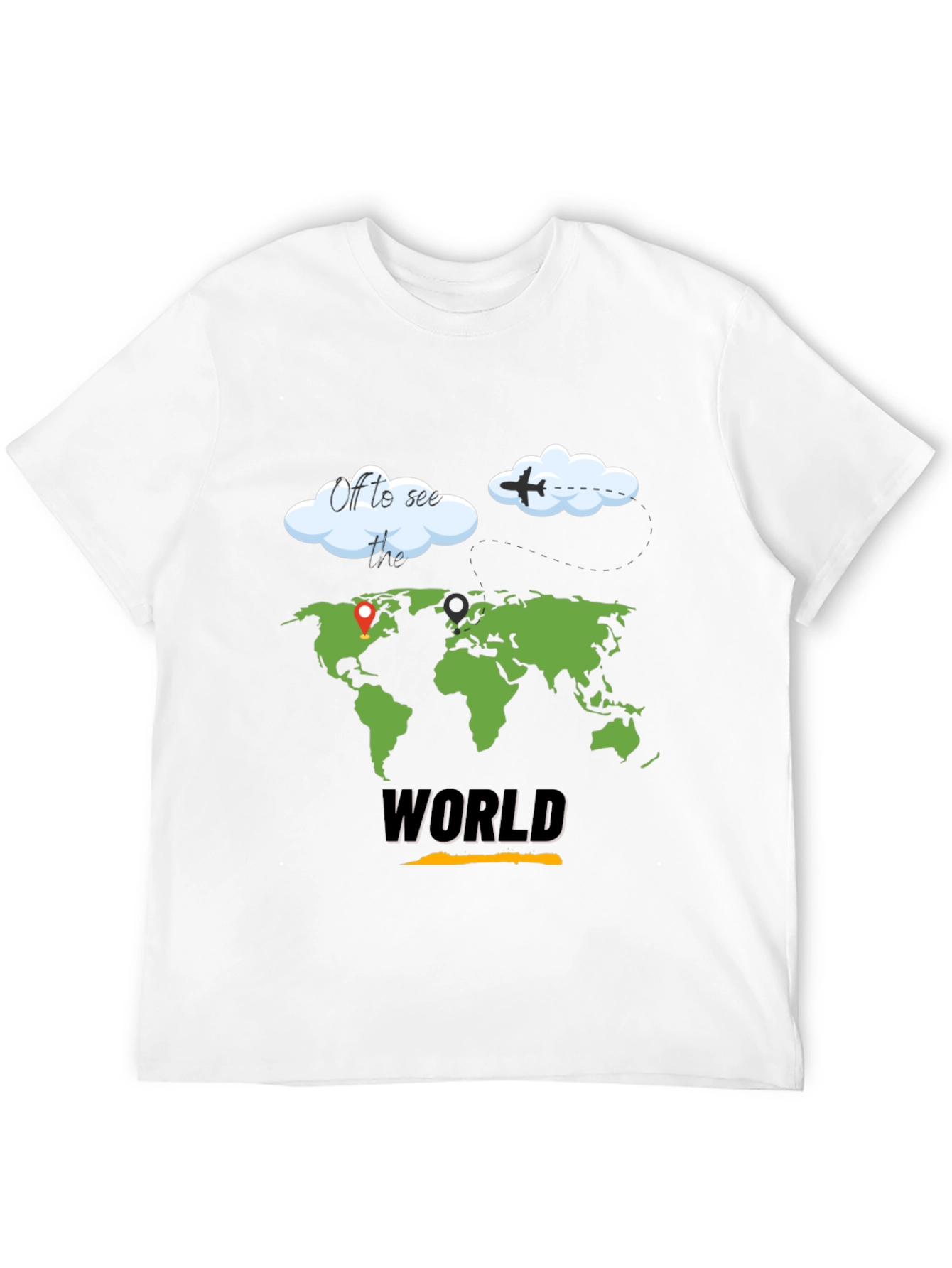 World Travel T-Shirt - Adventure Awaits!