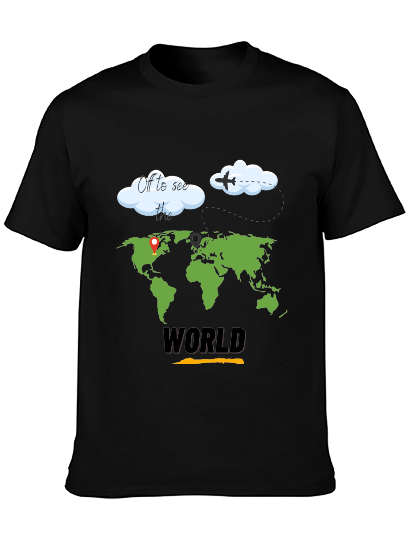 World Travel T-Shirt - Adventure Awaits!