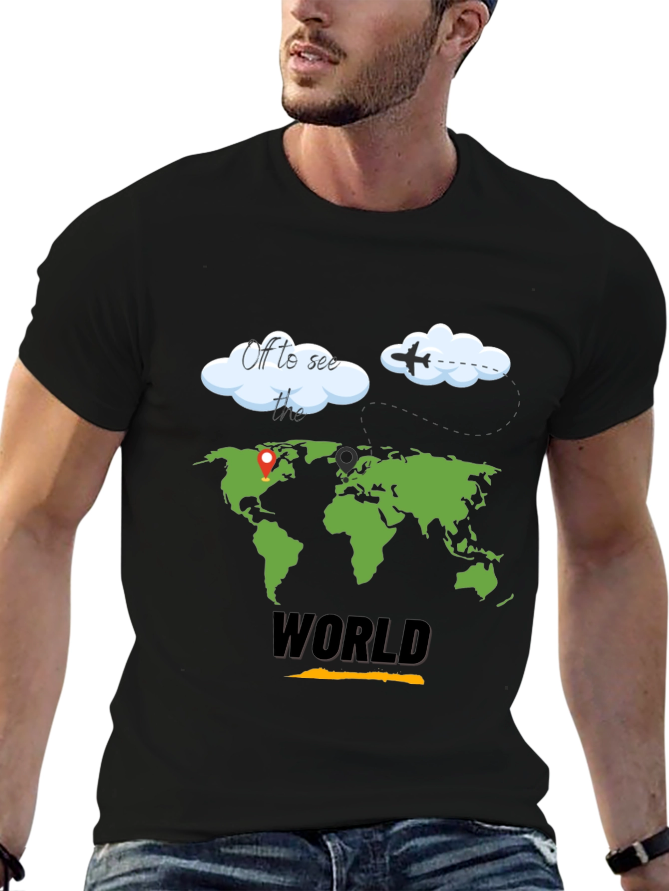 World Travel T-Shirt - Adventure Awaits!