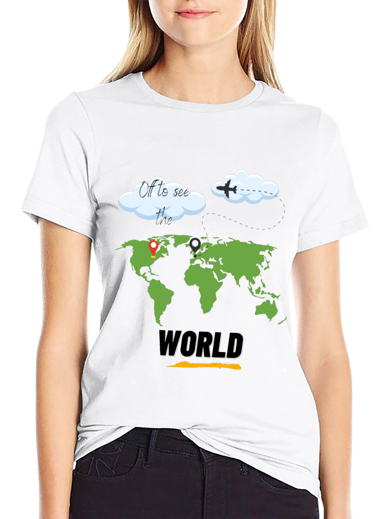 World Travel T-Shirt - Adventure Awaits!