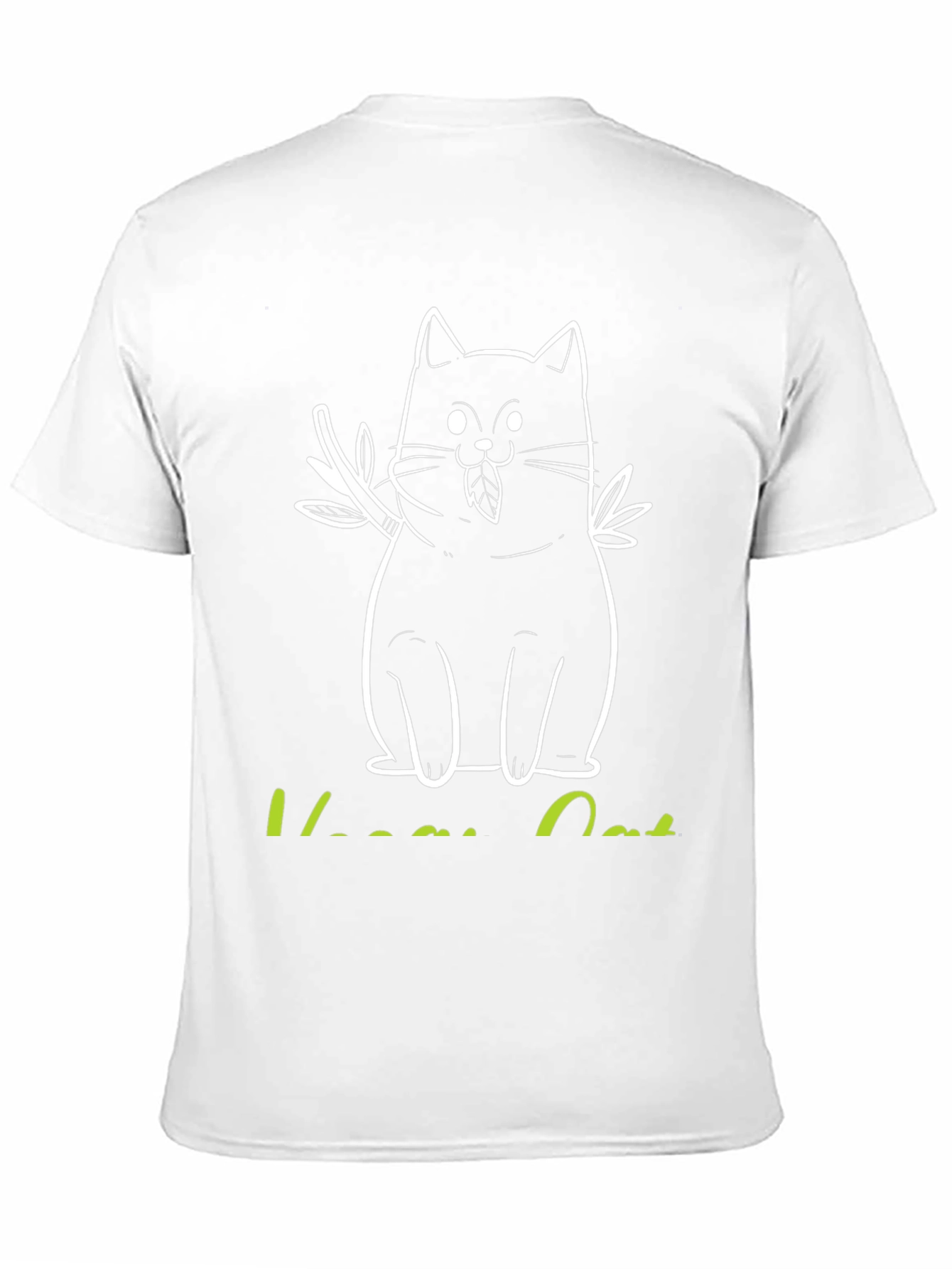 Vegan Cat Graphic Tee