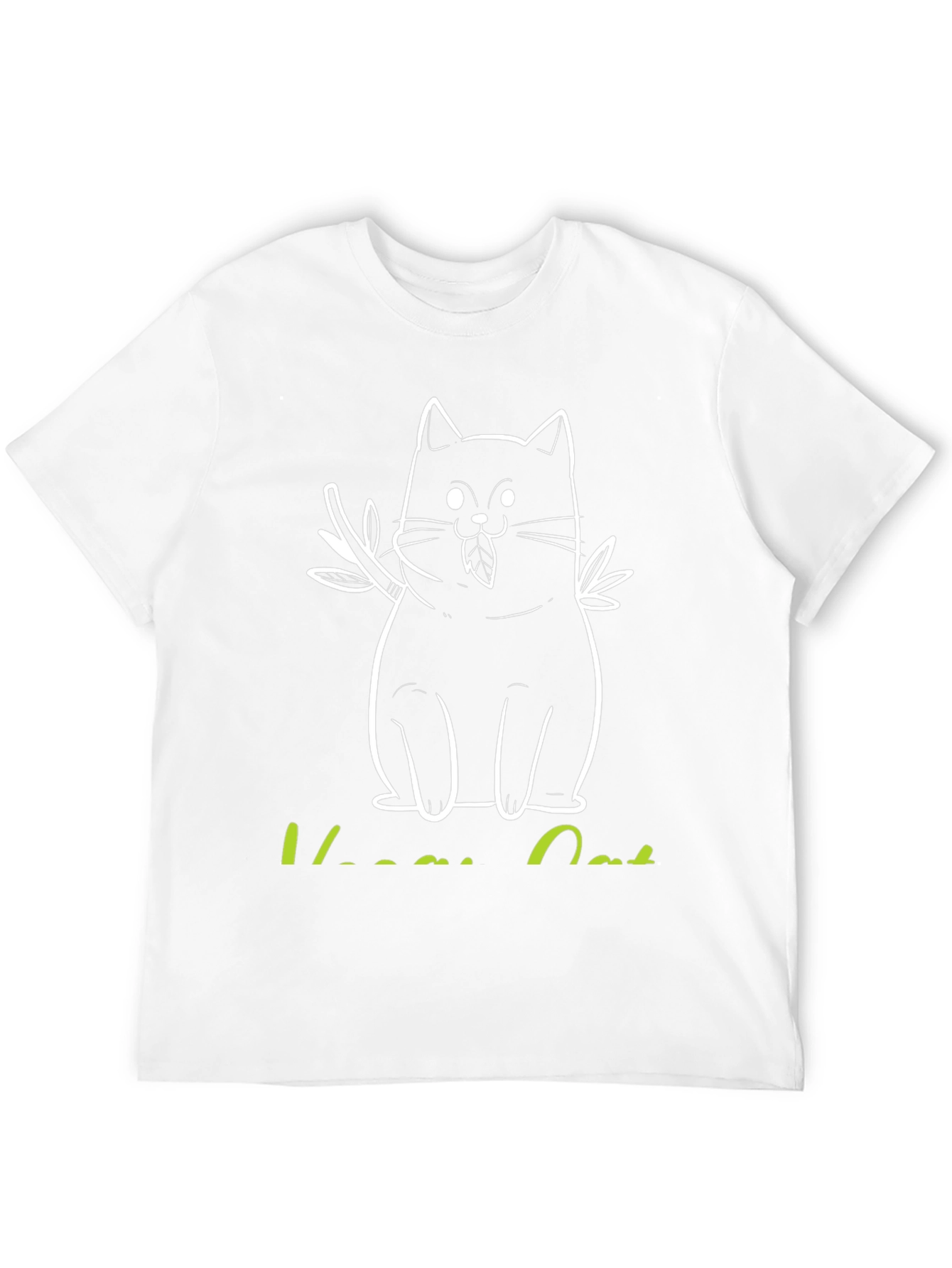 Vegan Cat Graphic Tee