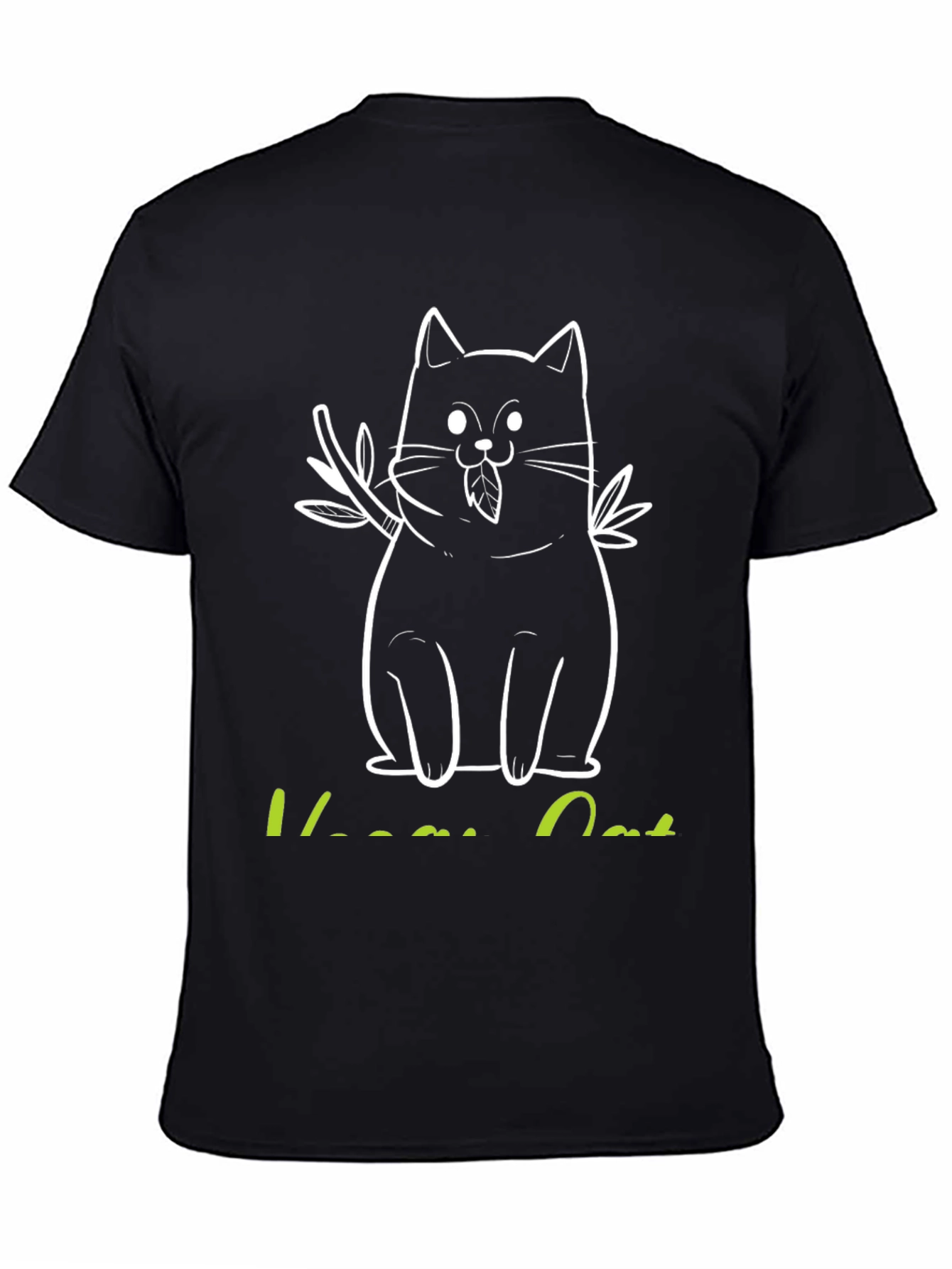 Vegan Cat Graphic Tee