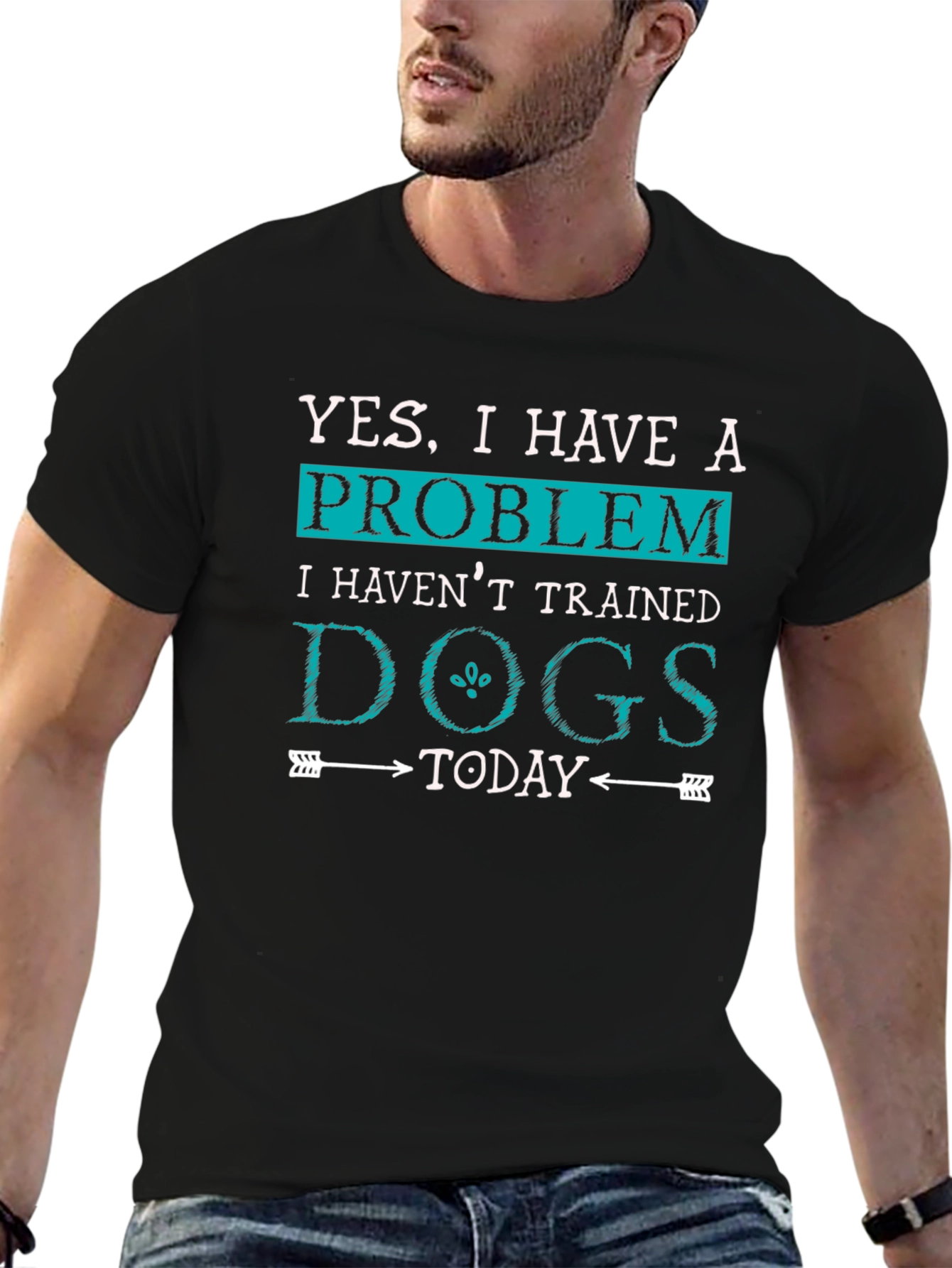 Funny Dog Trainer T-Shirt: Yes I Have a Problem!