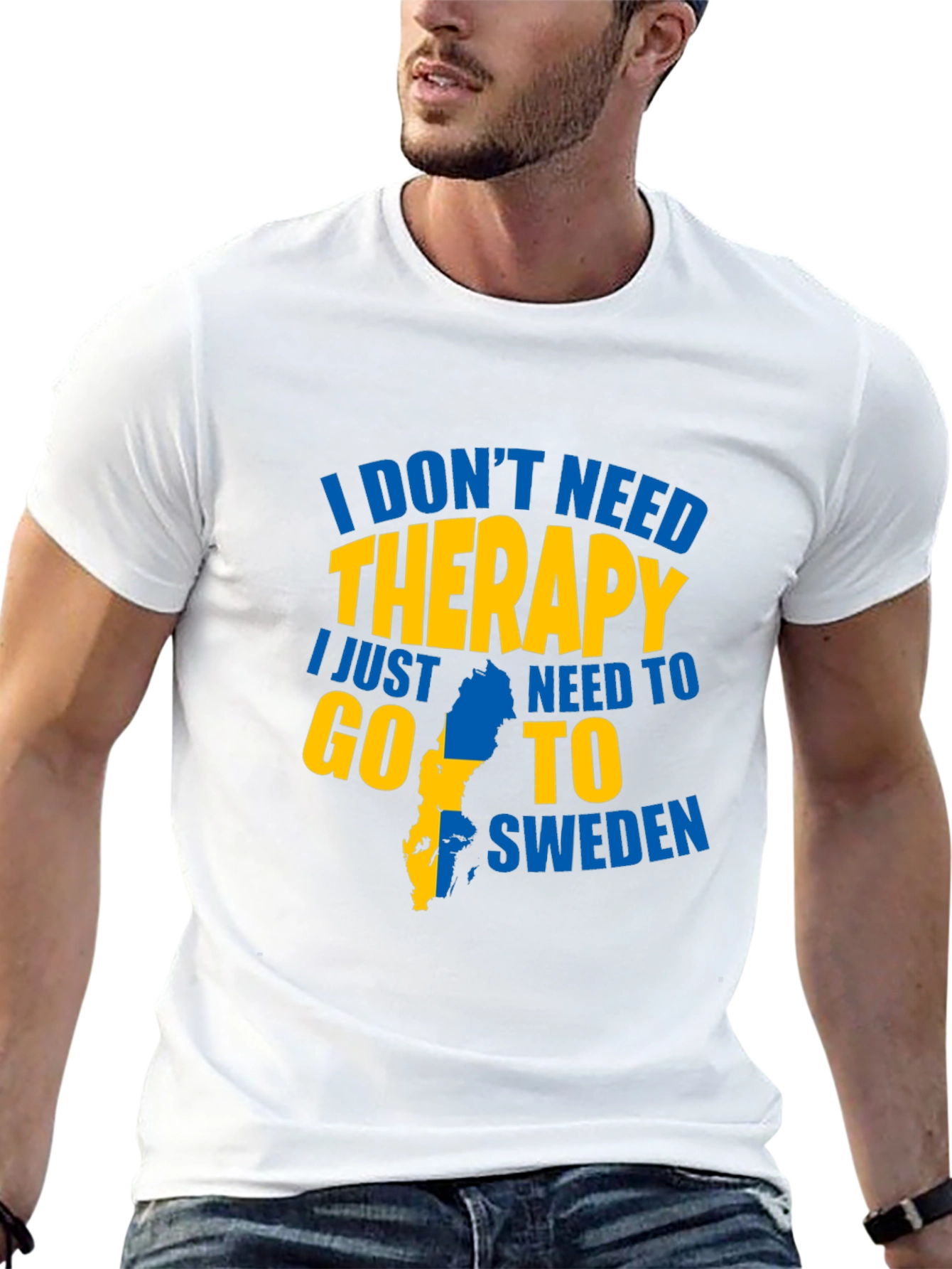 Sweden Therapy Graphic T-Shirt