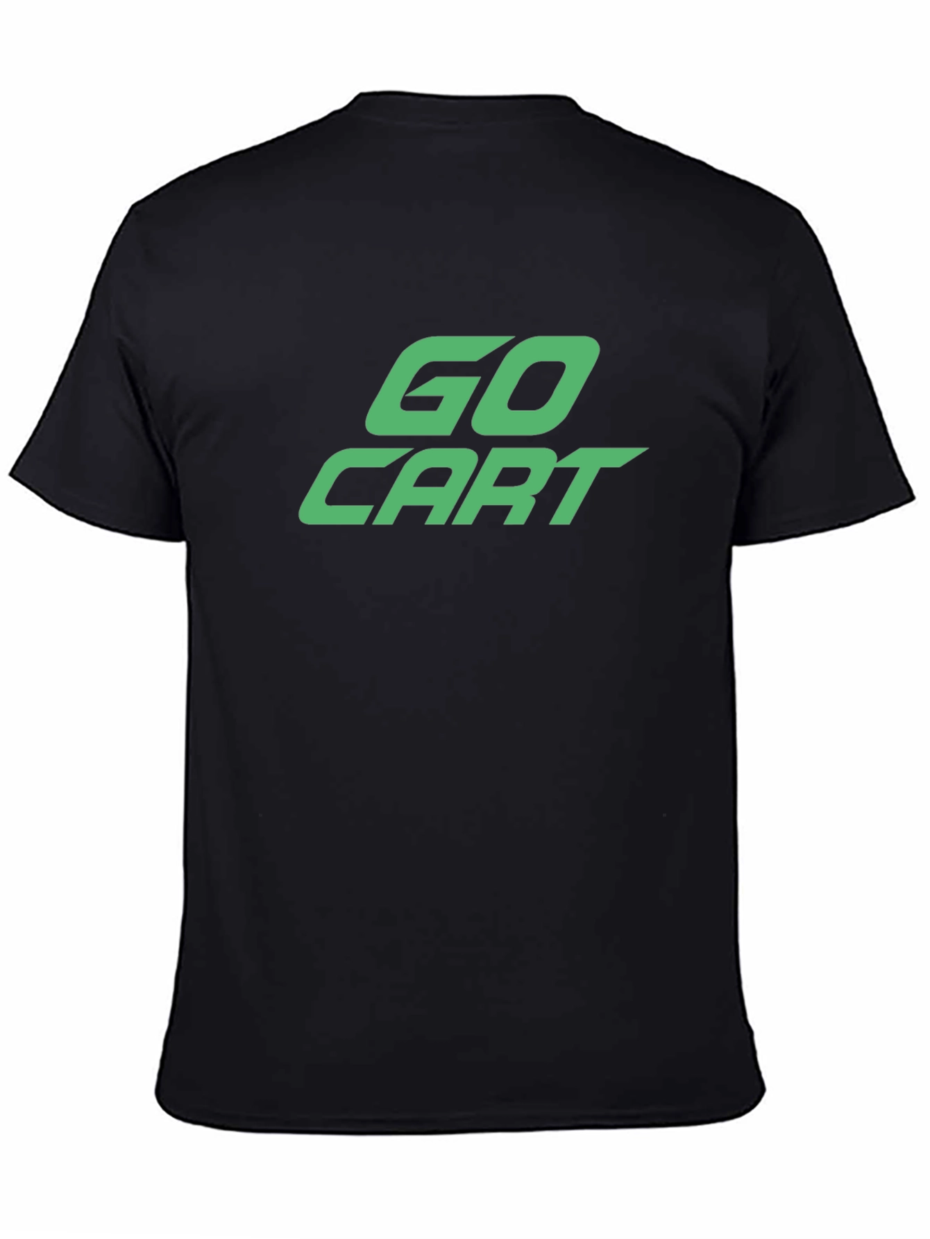 Go Cart Graphic Tee - Black Cotton Blend