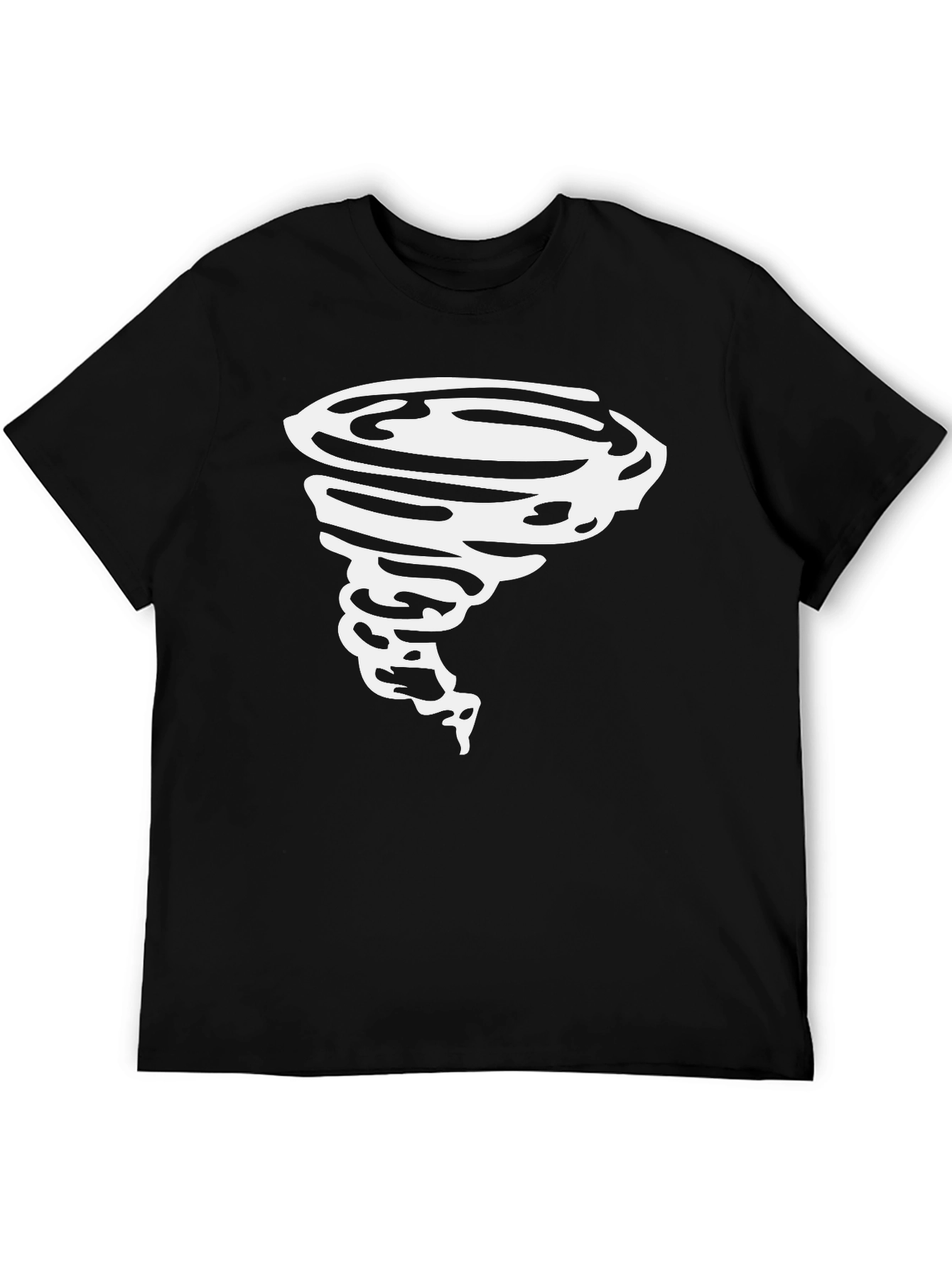 Tornado Graphic Black T-Shirt