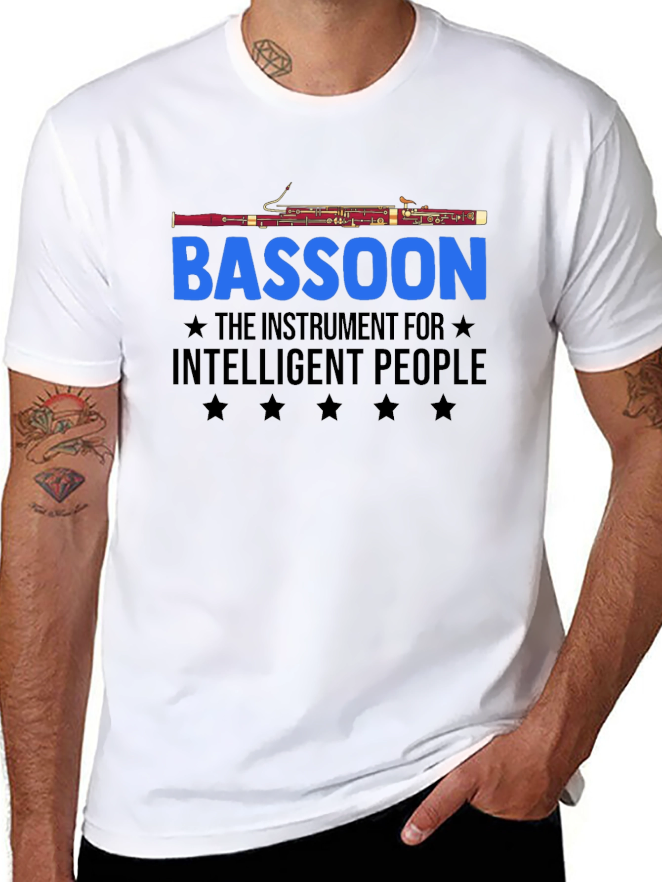 Bassoon Instrument Intelligent People T-Shirt