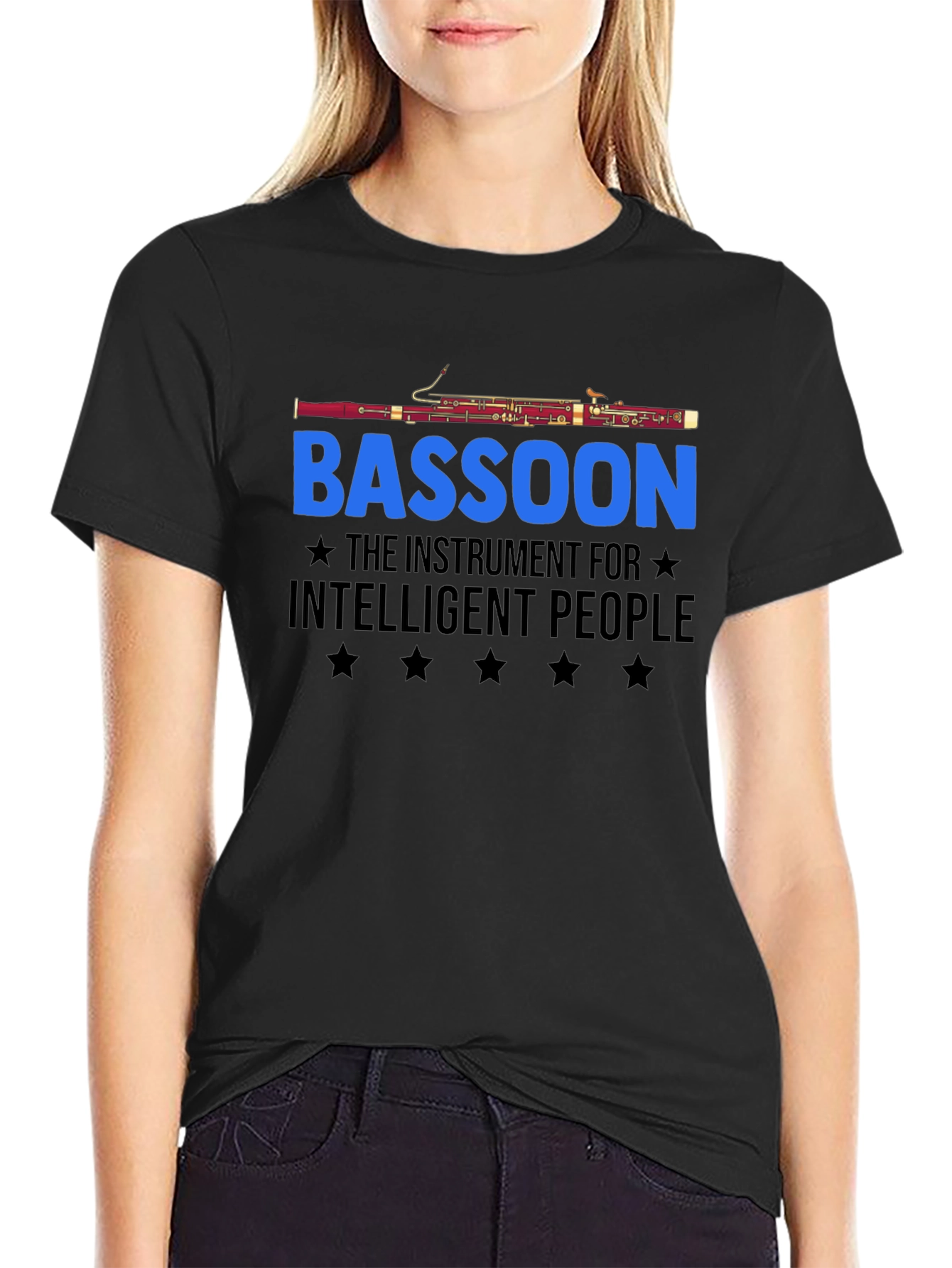 Bassoon Instrument Intelligent People T-Shirt