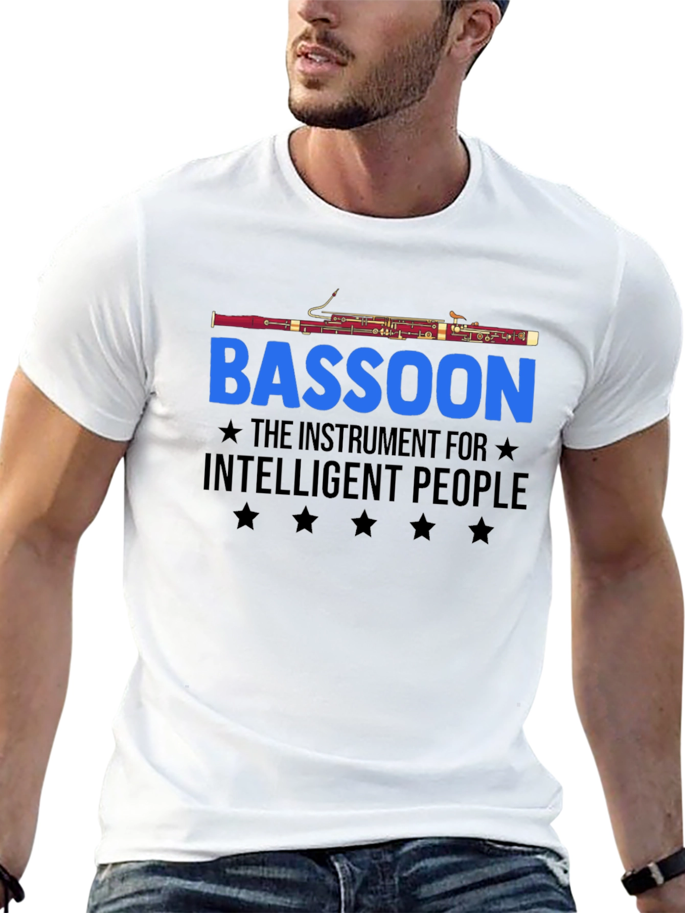 Bassoon Instrument Intelligent People T-Shirt