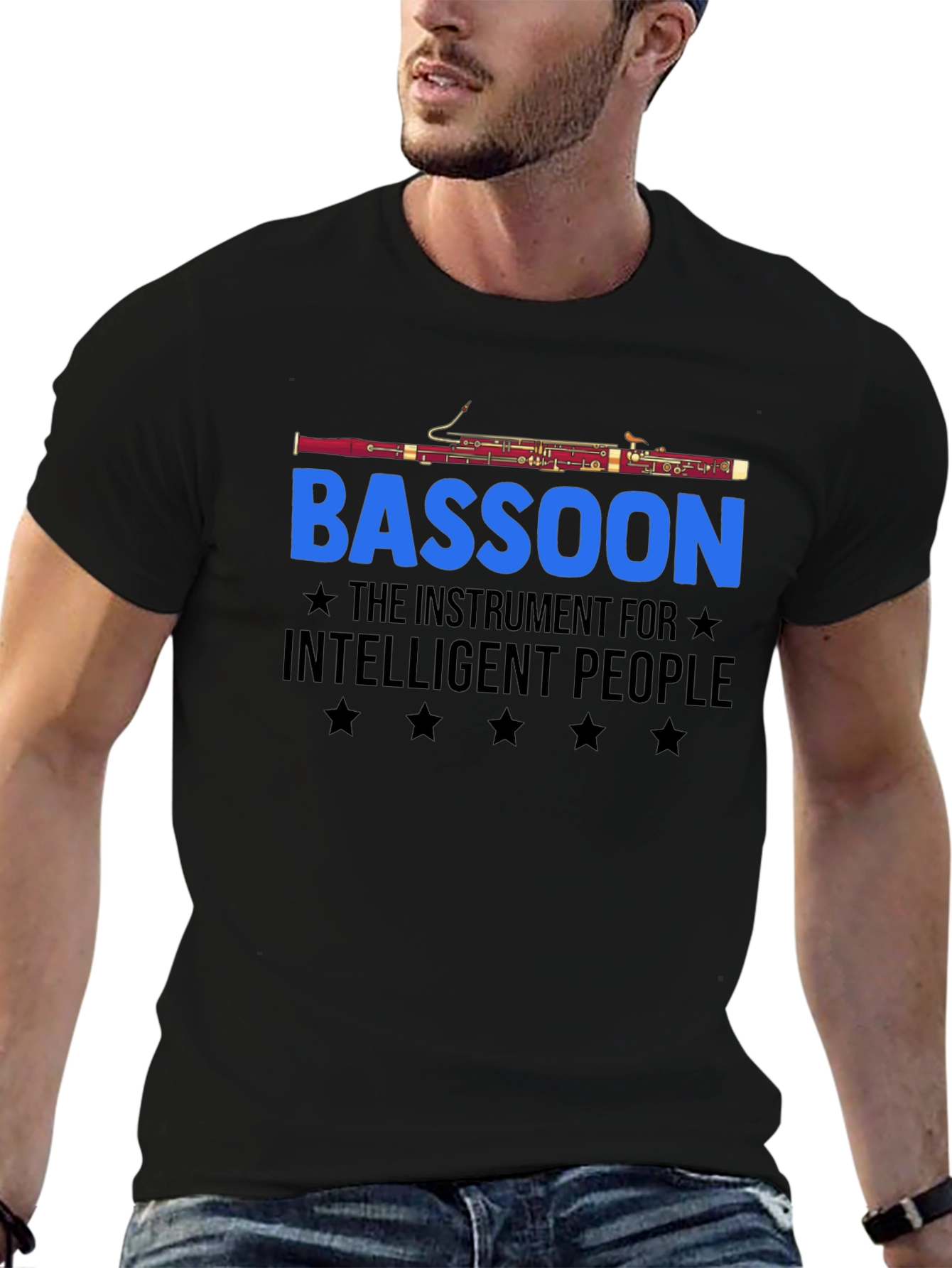 Bassoon Instrument Intelligent People T-Shirt