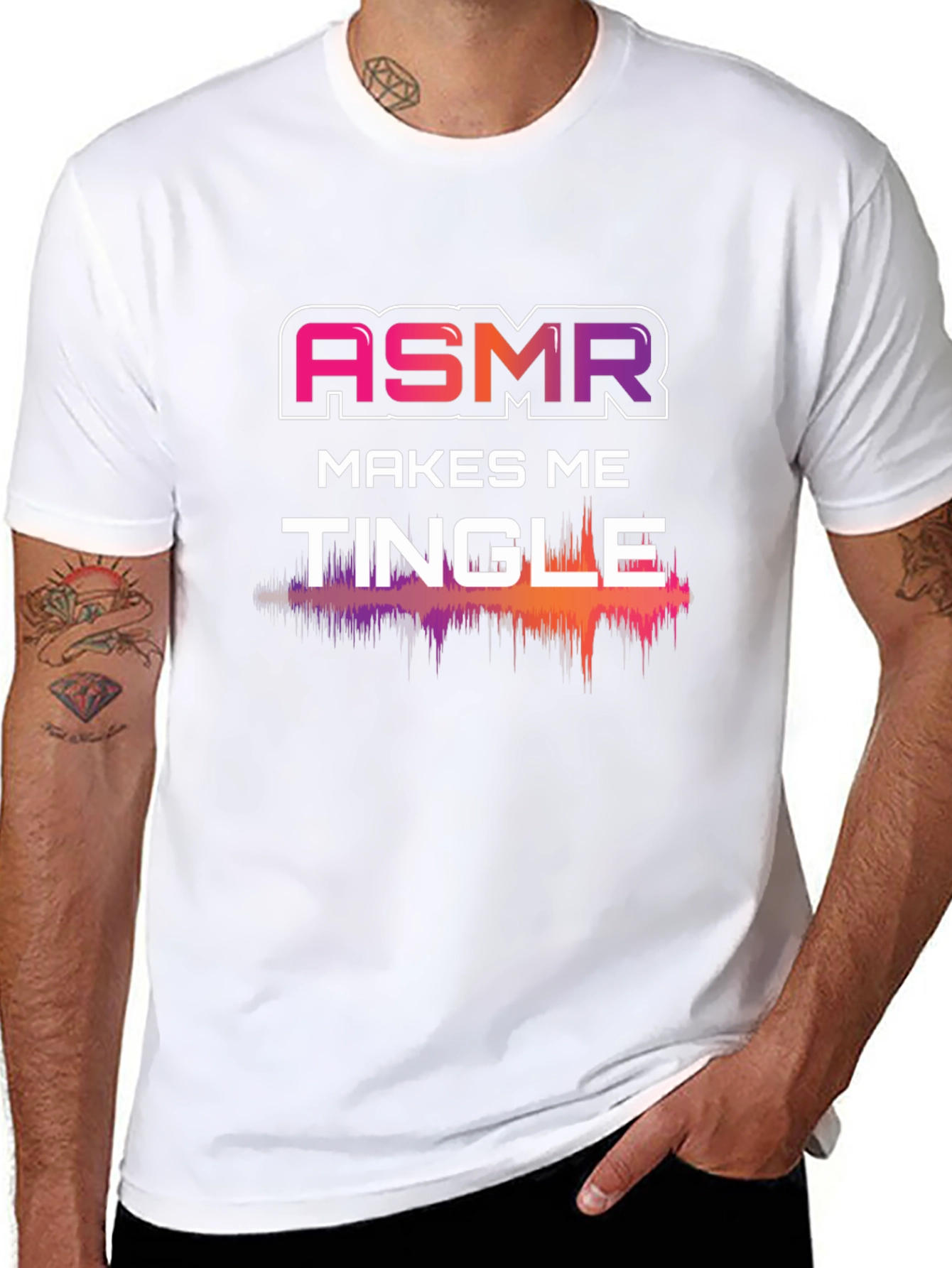 ASMR Makes Me Tingle Graphic Tee