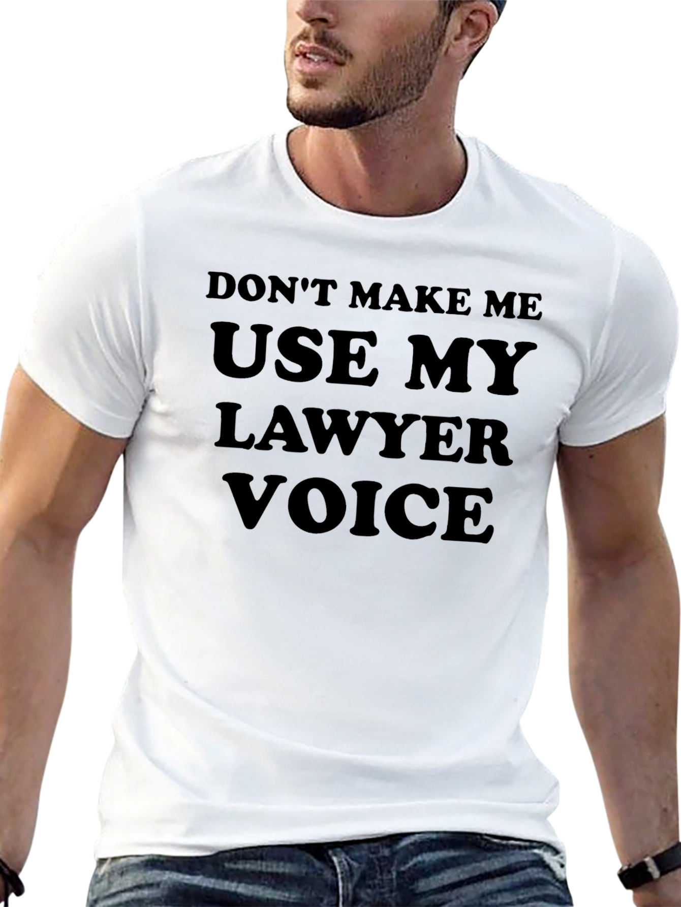 Lawyer Voice T-Shirt - Funny Attorney Gift