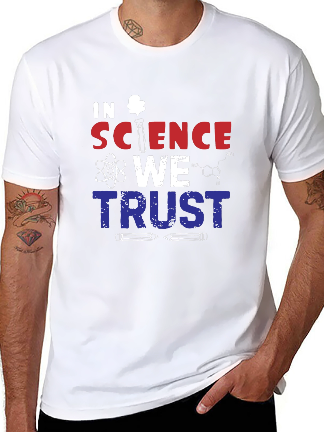 In Science We Trust T-Shirt Graphic Tee
